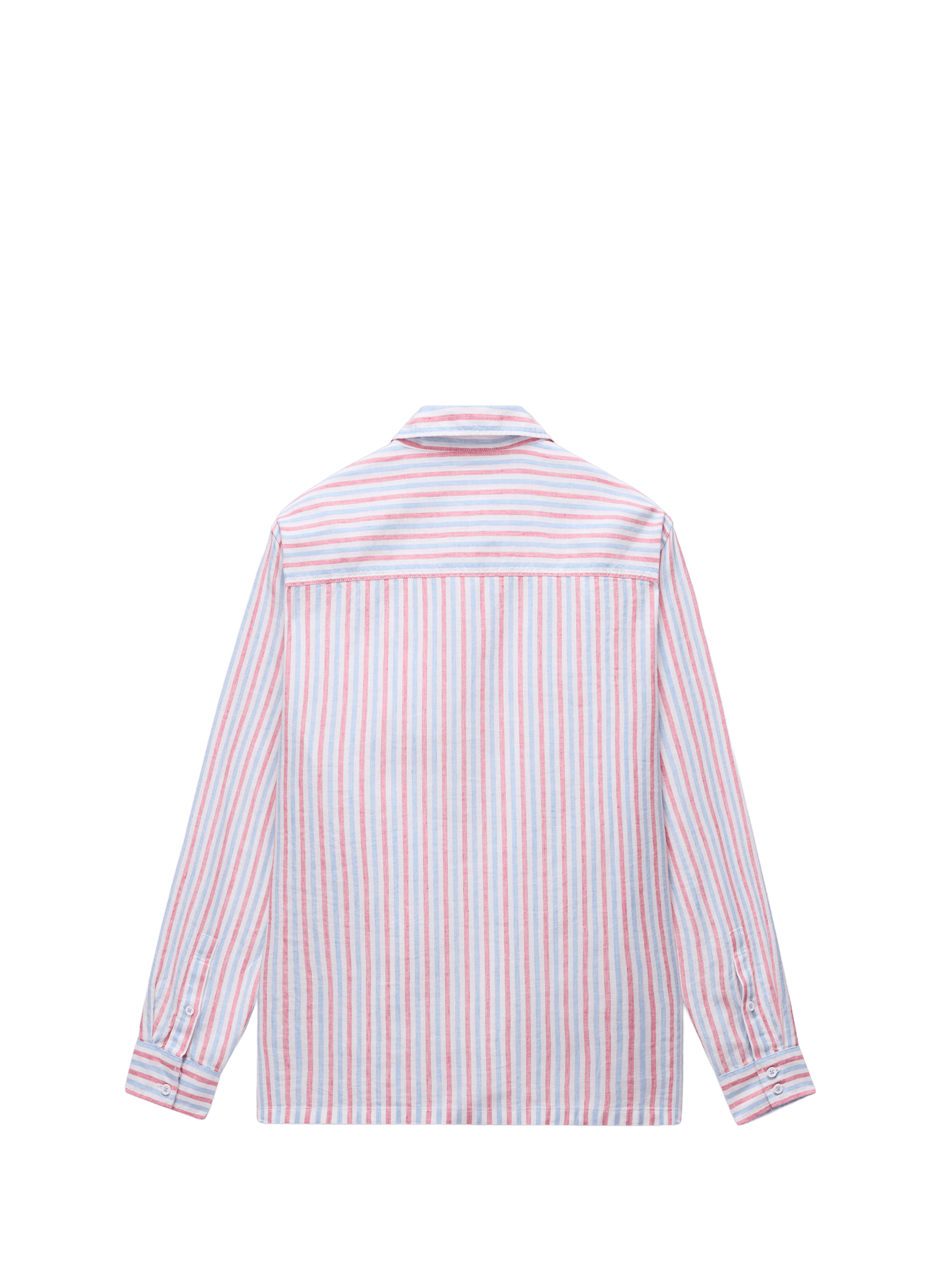 Chemise droite Brolio en coton et lin NAPAPIJRI Multicolore