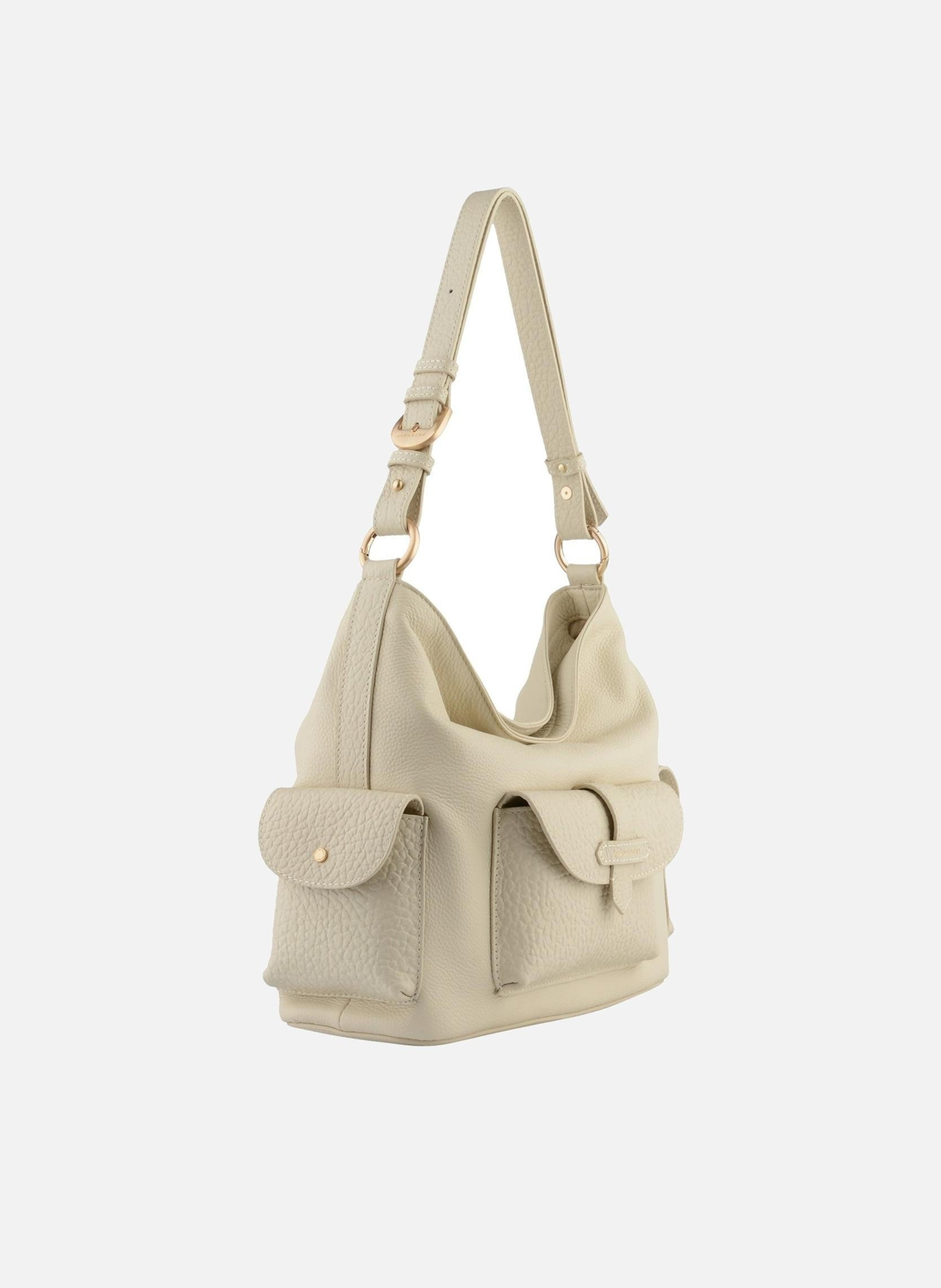 Reporter | sac porté épaule POURCHET Beige