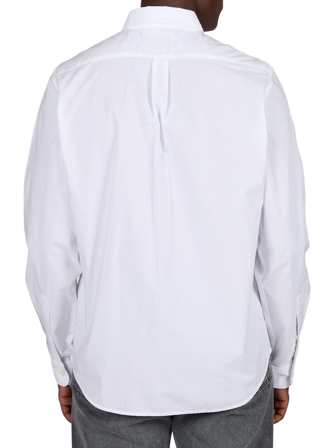 Chemise col américain en coton TIMBERLAND Blanc