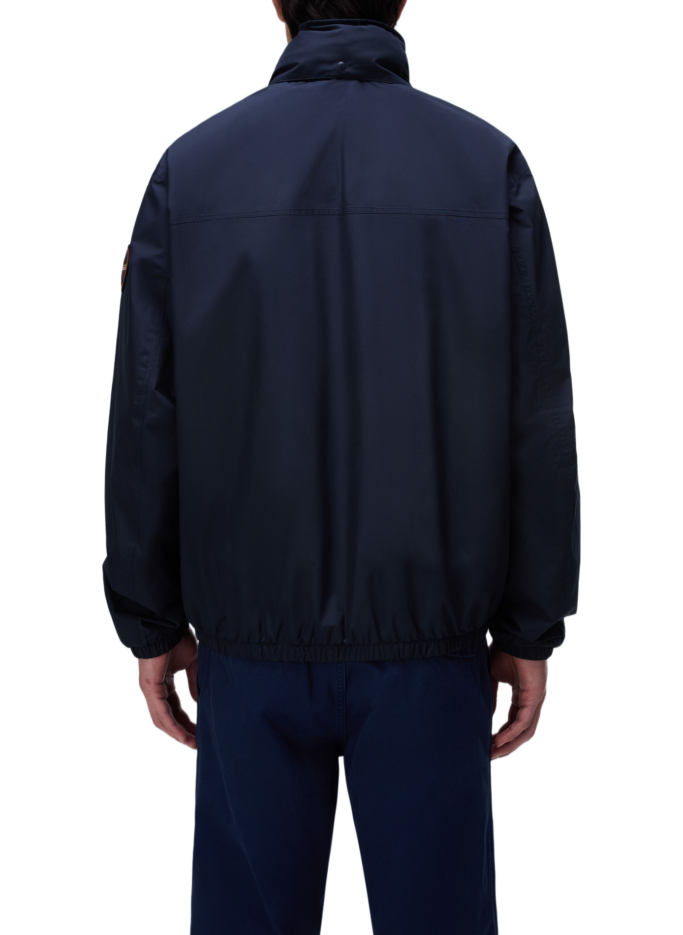 Straight raincoat with high neck A-CLOUDY 2.0 NAPAPIJRI Blue