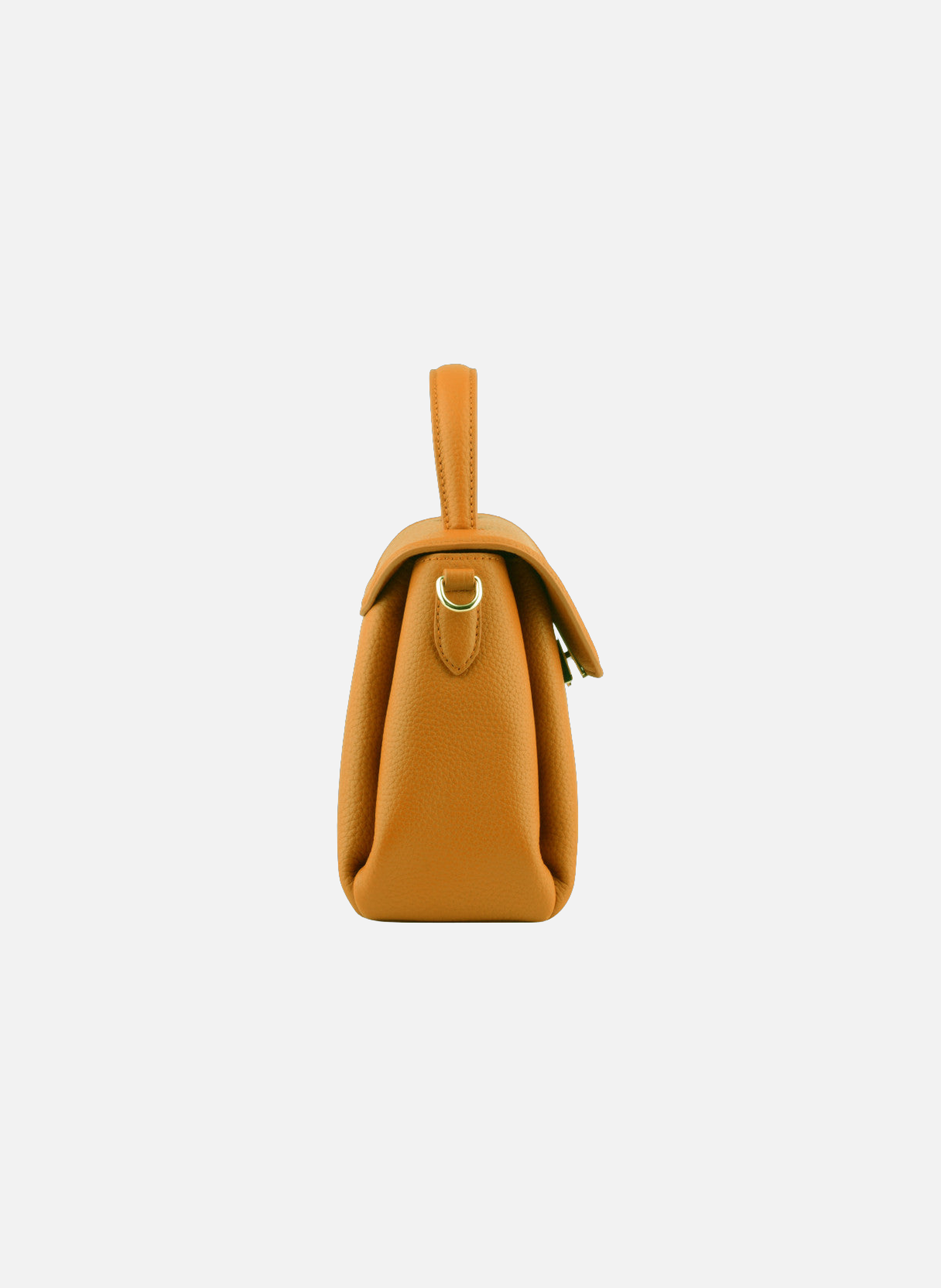 Carat | sac porté épaule en cuir de vachette POURCHET Jaune