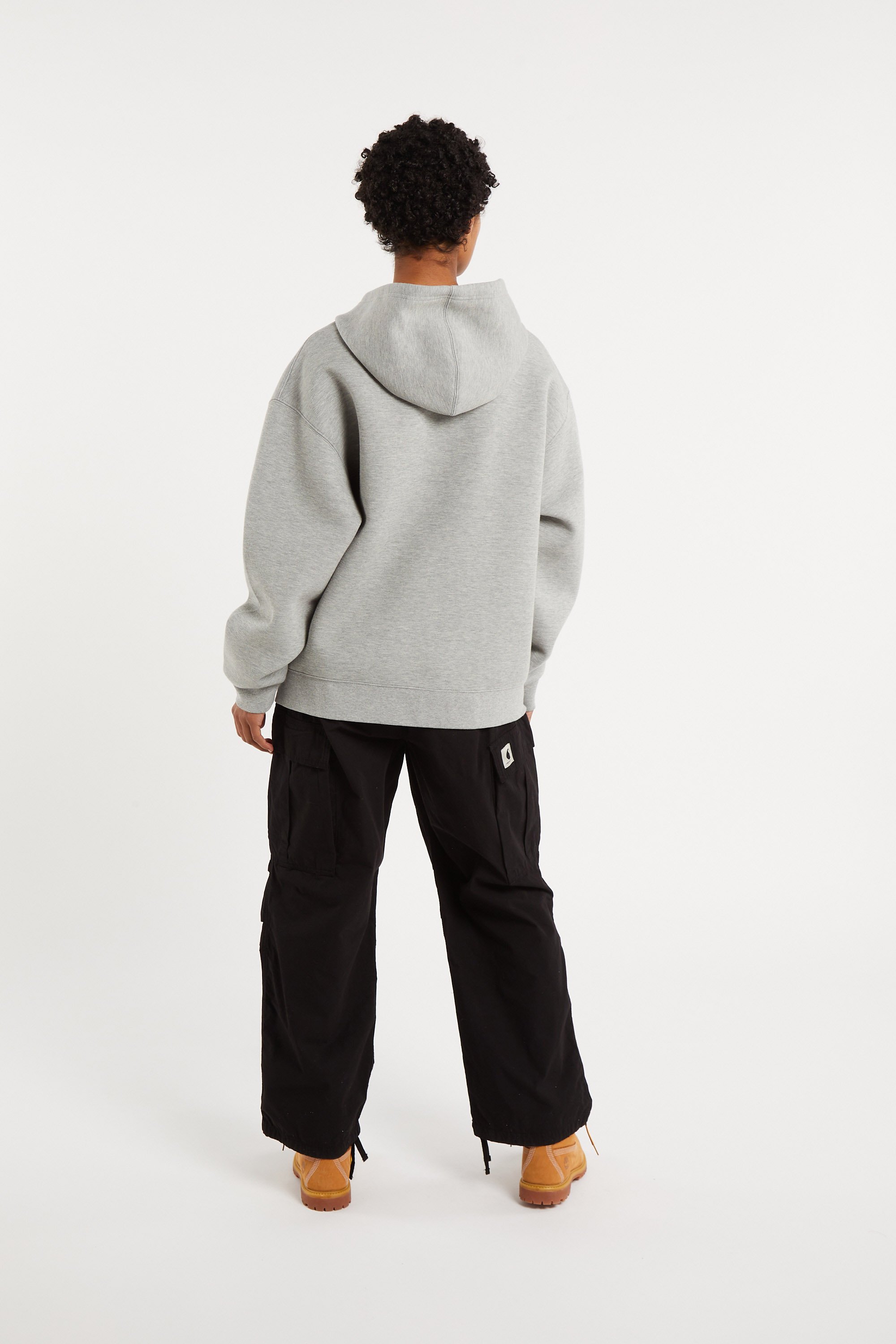 Hoodie zippé w' hooded alda jacket CARHARTT WIP Gris