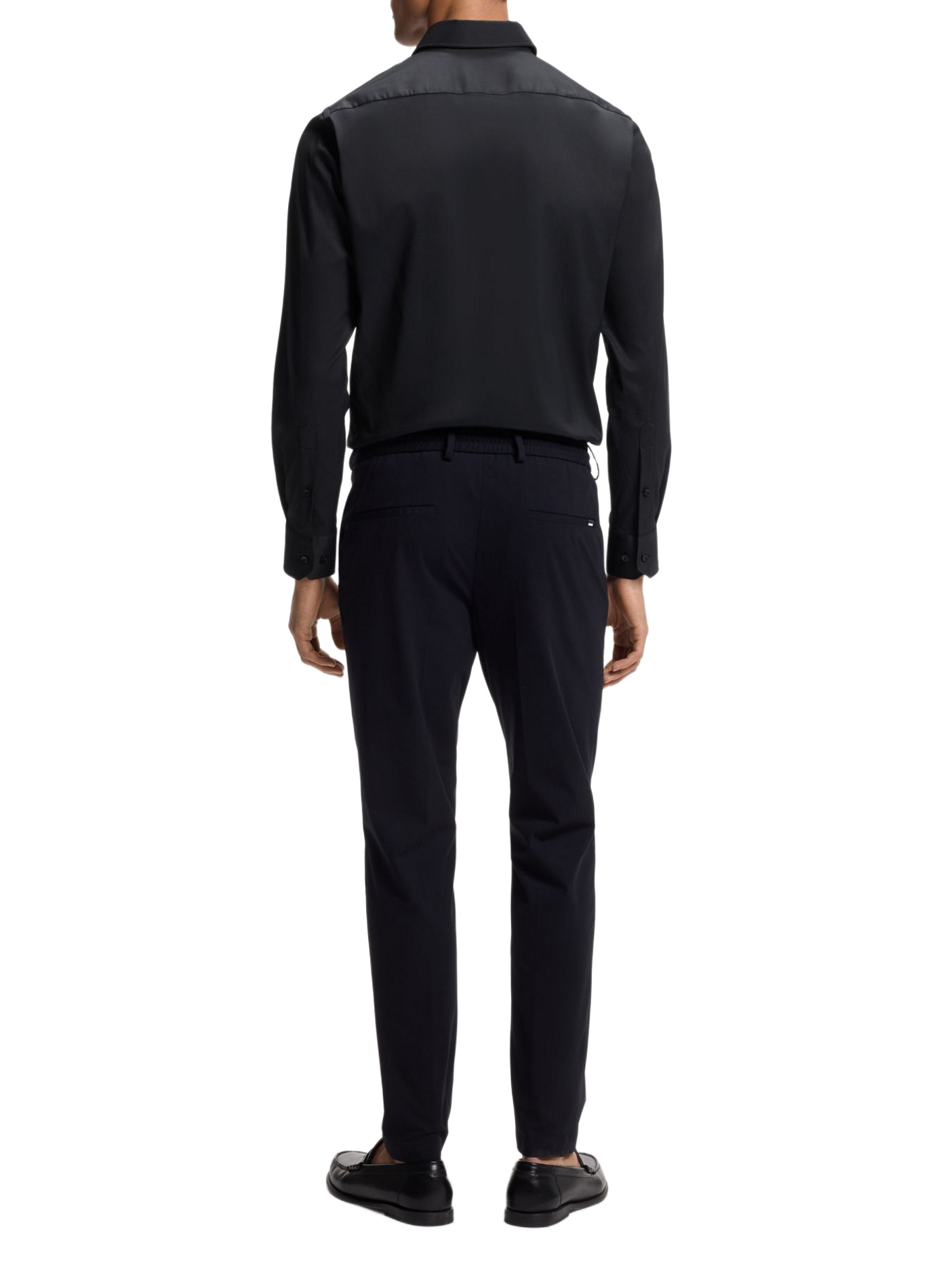 Chemise regular manches longues BOSS Noir