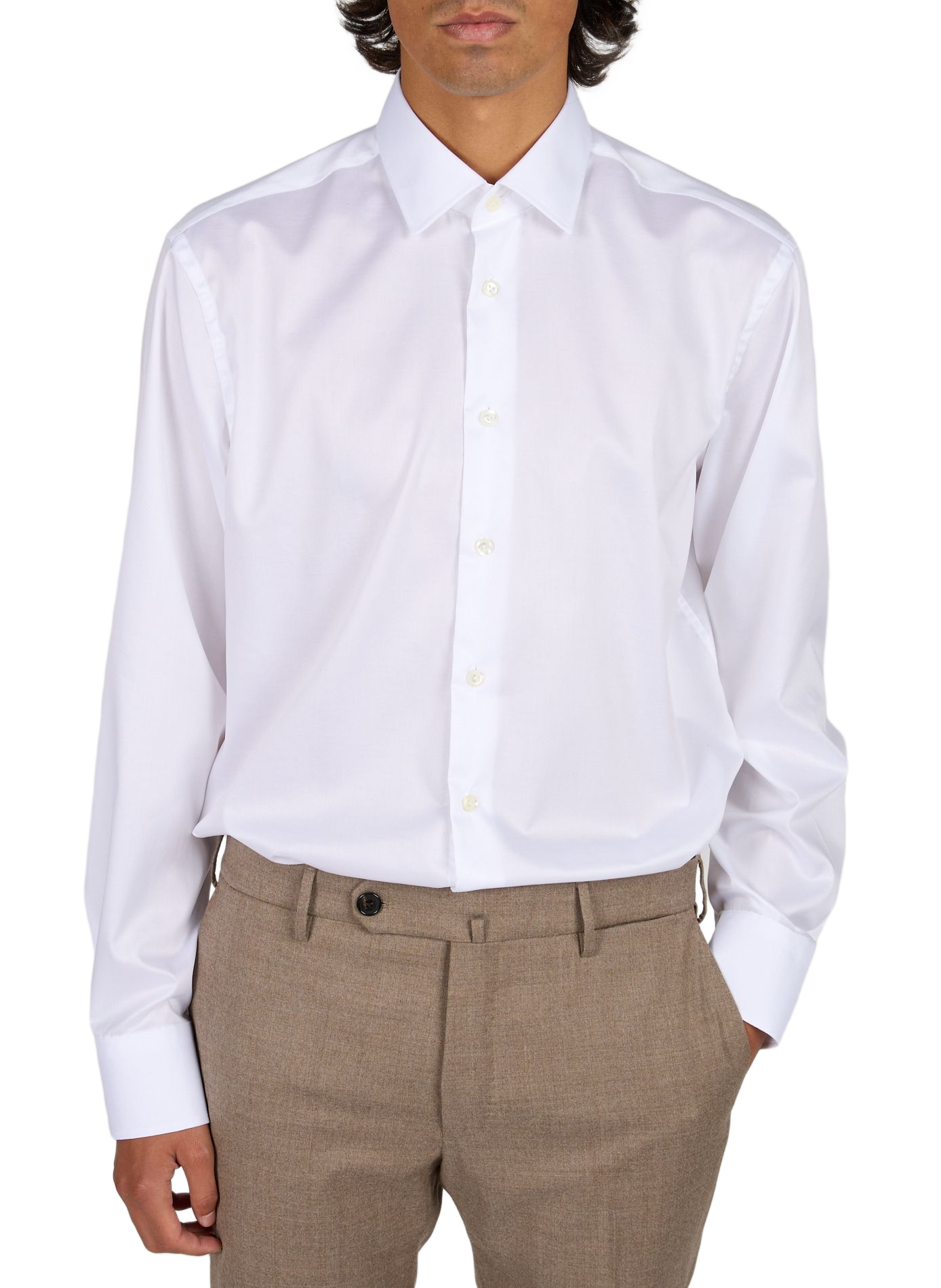 Slim-fit cotton shirt VAN LAACK White