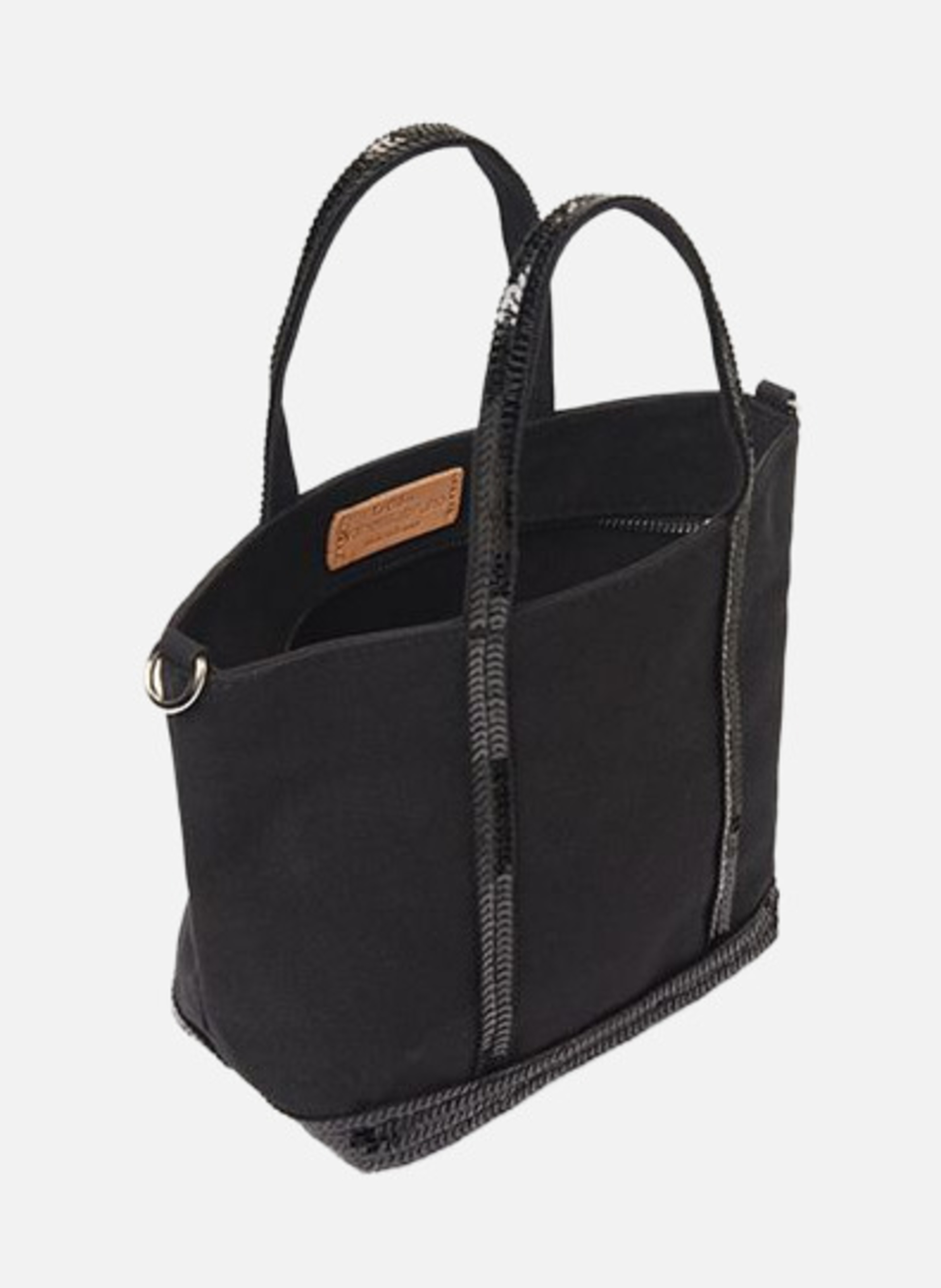 Cabas xs zippé en toile | Noir VANESSA BRUNO Femme