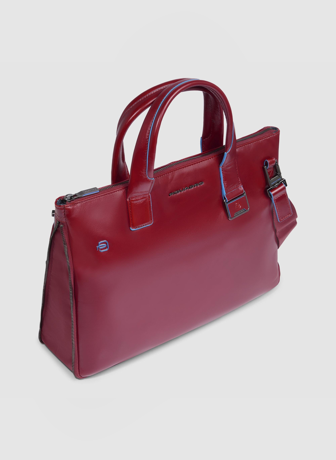 Sac à ordinateur mince 14" personnalisable PIQUADRO Rouge