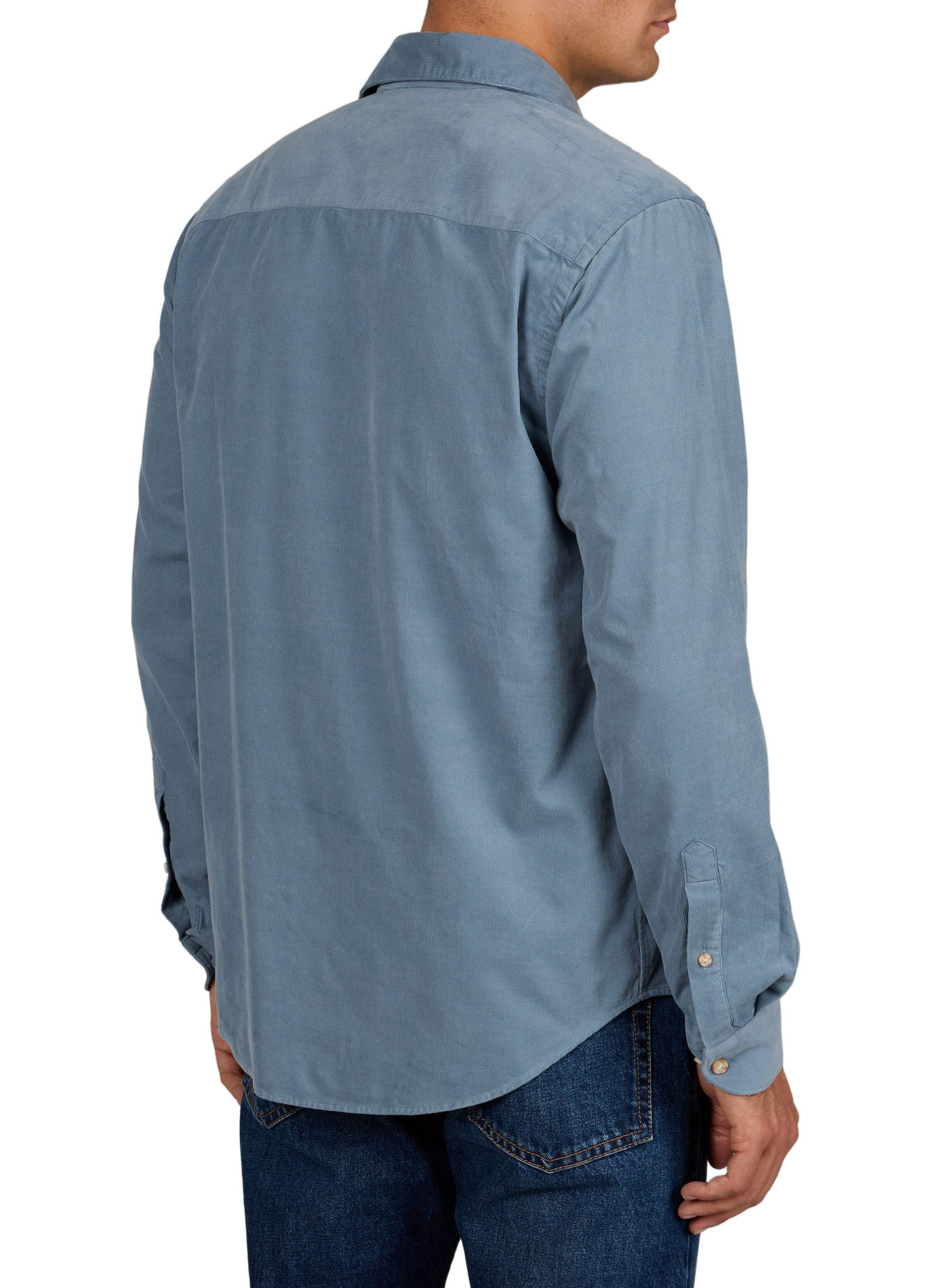 Straight cotton shirt ETON Blue