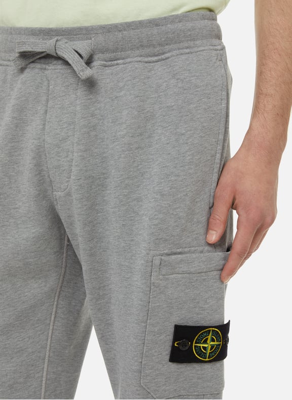 Grey stone island hot sale jogging bottoms