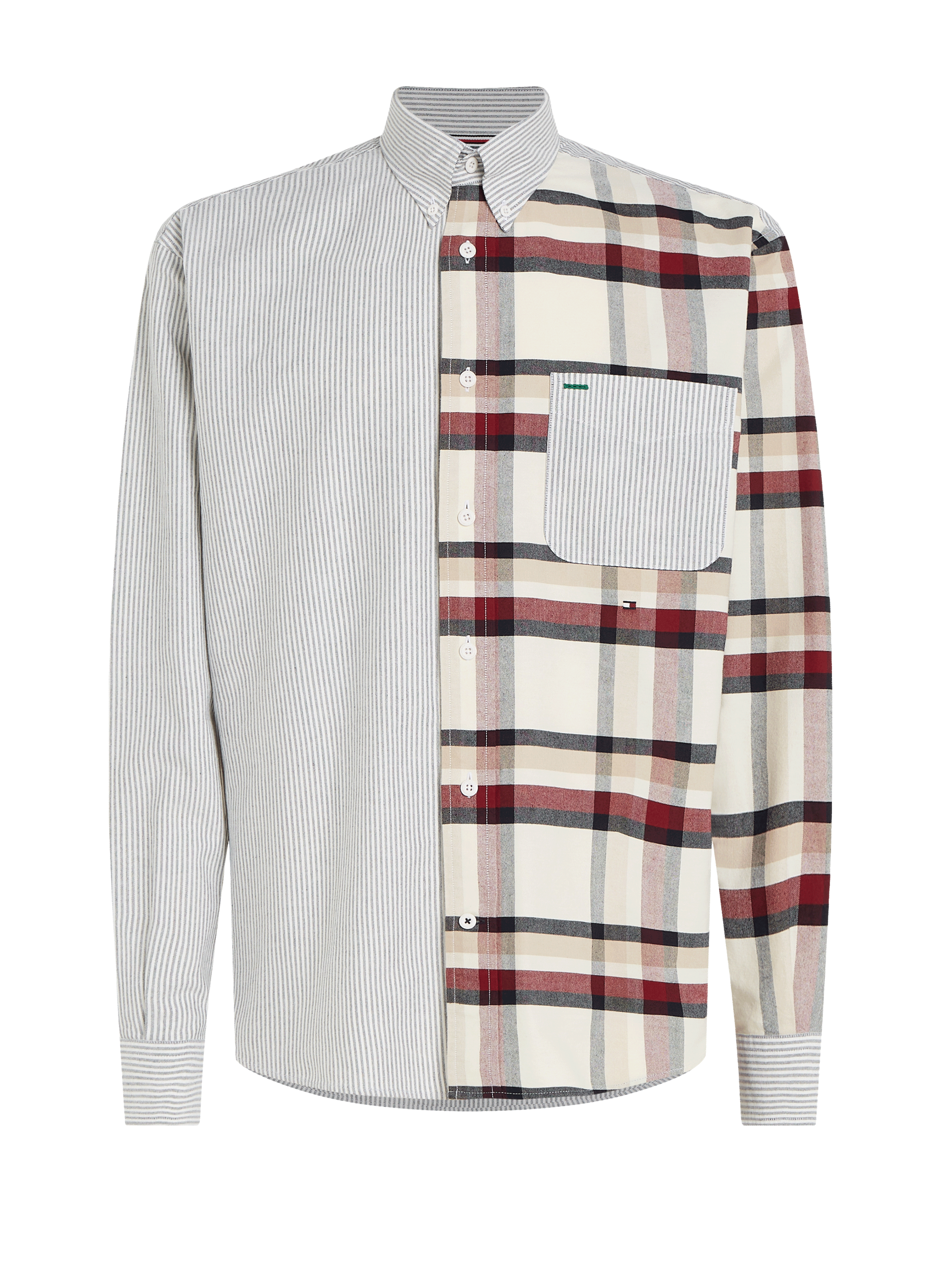 Chemise à motif en coton