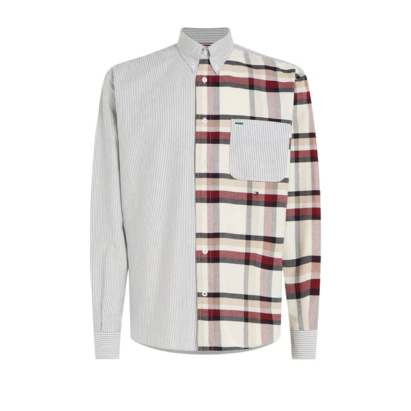 Chemise à motif en coton