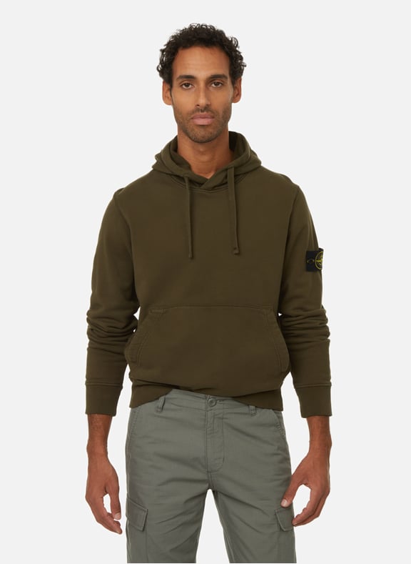 COTTON HOODIE STONE ISLAND for MEN Printemps
