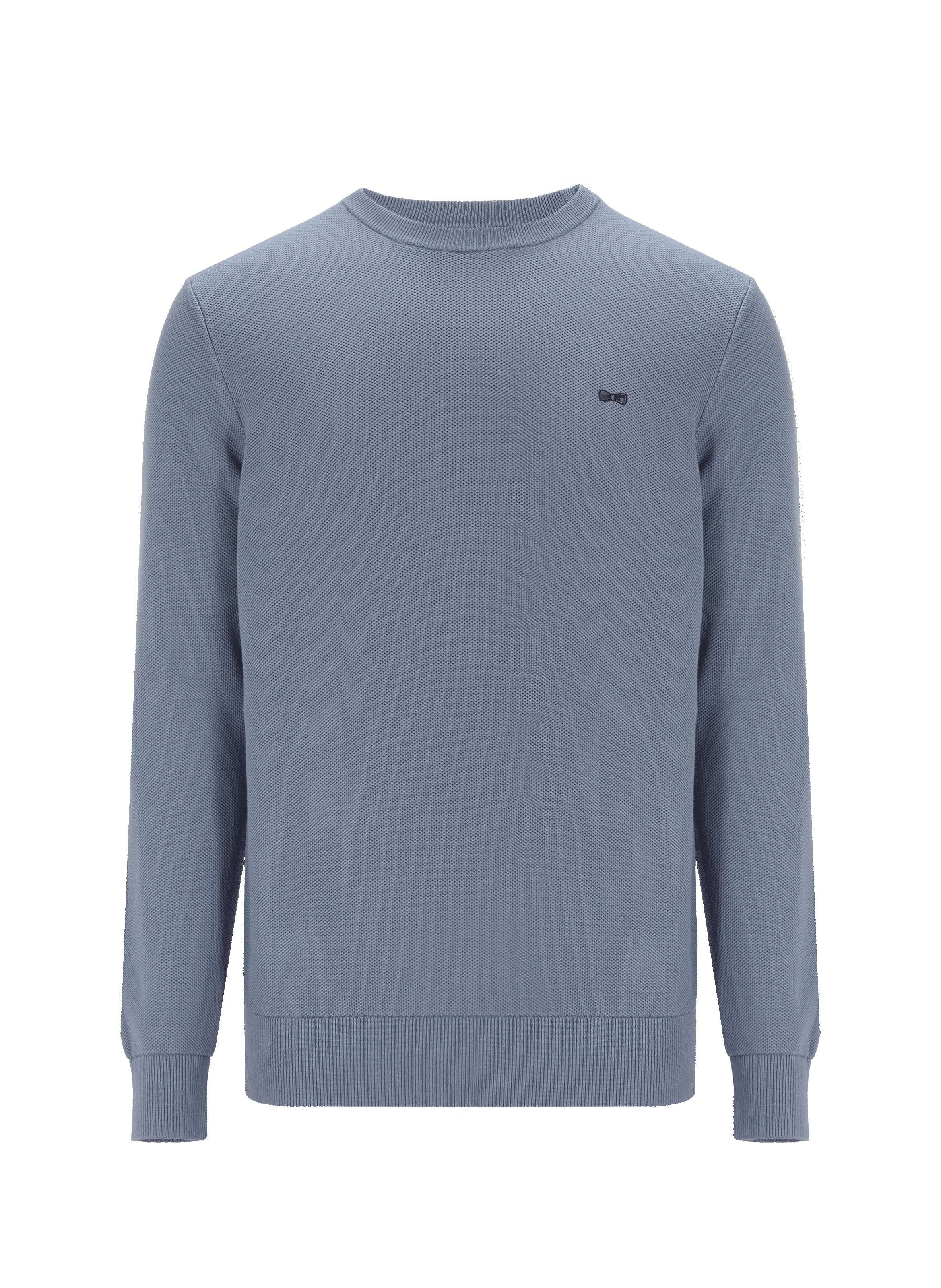 Pull col rond en coton