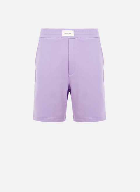 Purple cotton shorts SEASON 1865 