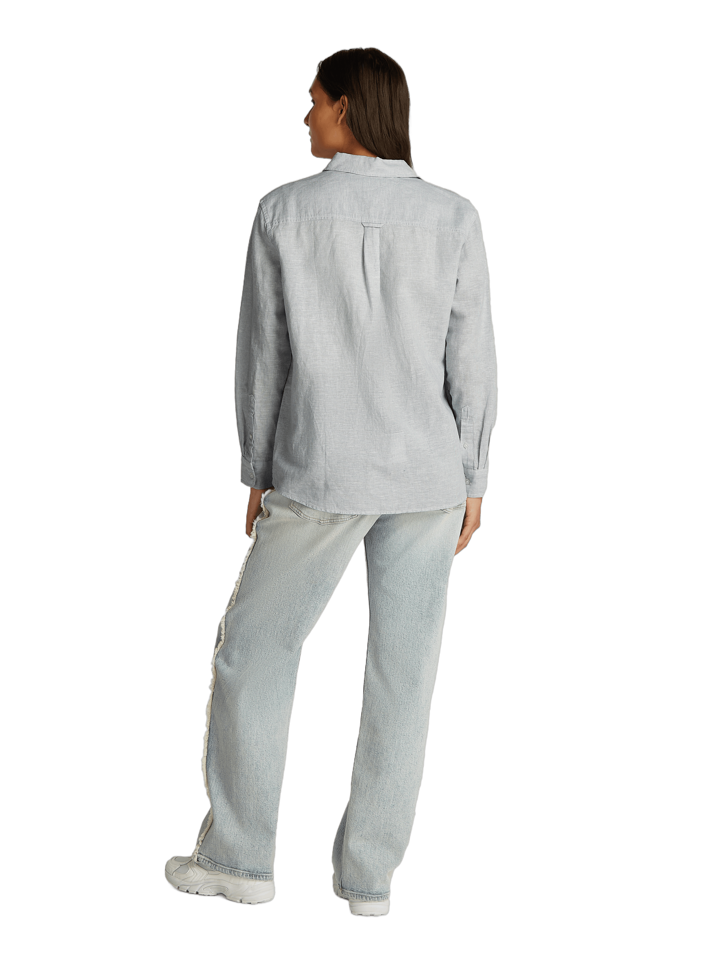 Chemise à rayure ample TOMMY HILFIGER Bleu