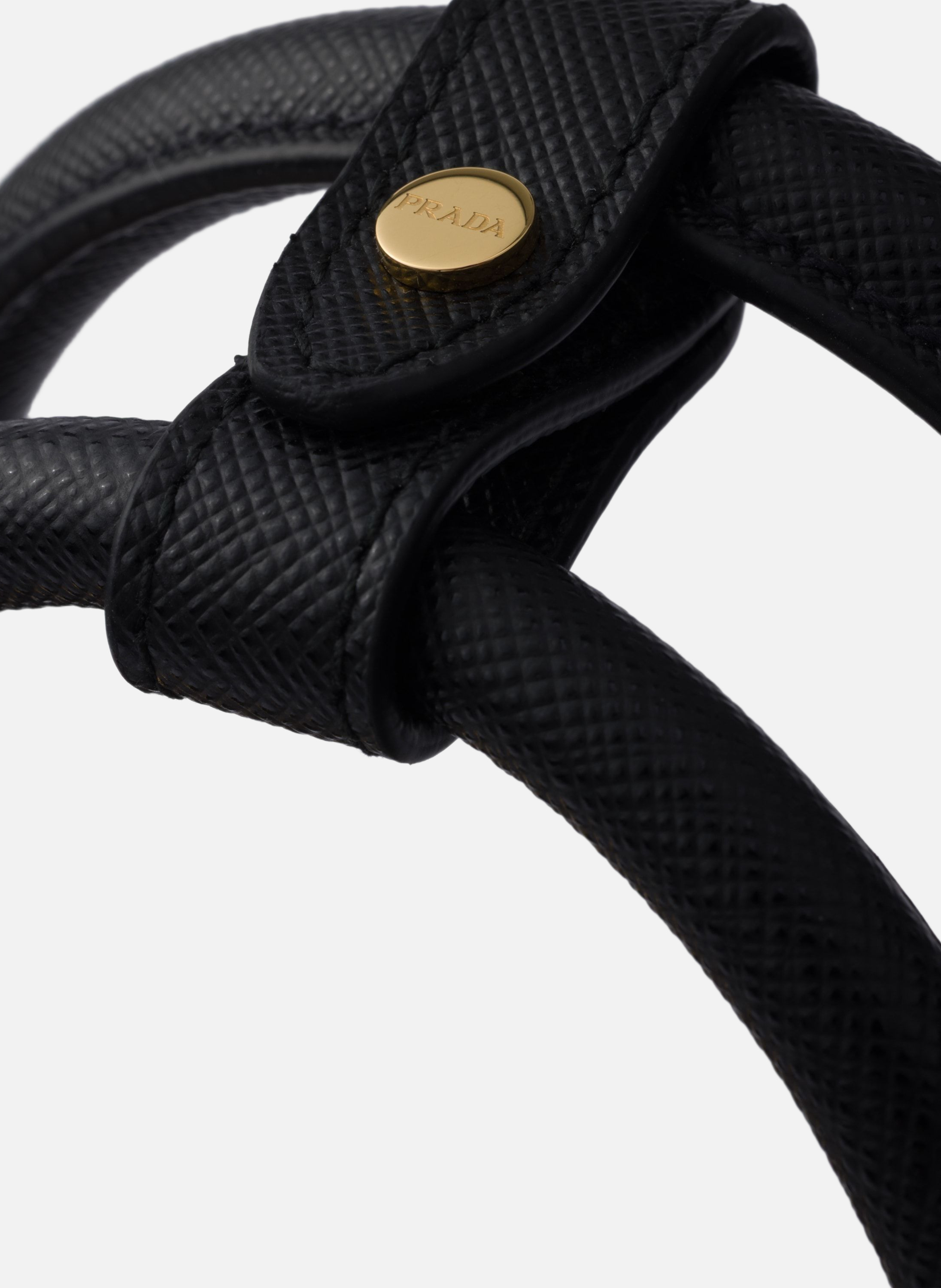 Petit sac prada galleria en cuir saffiano PRADA Noir