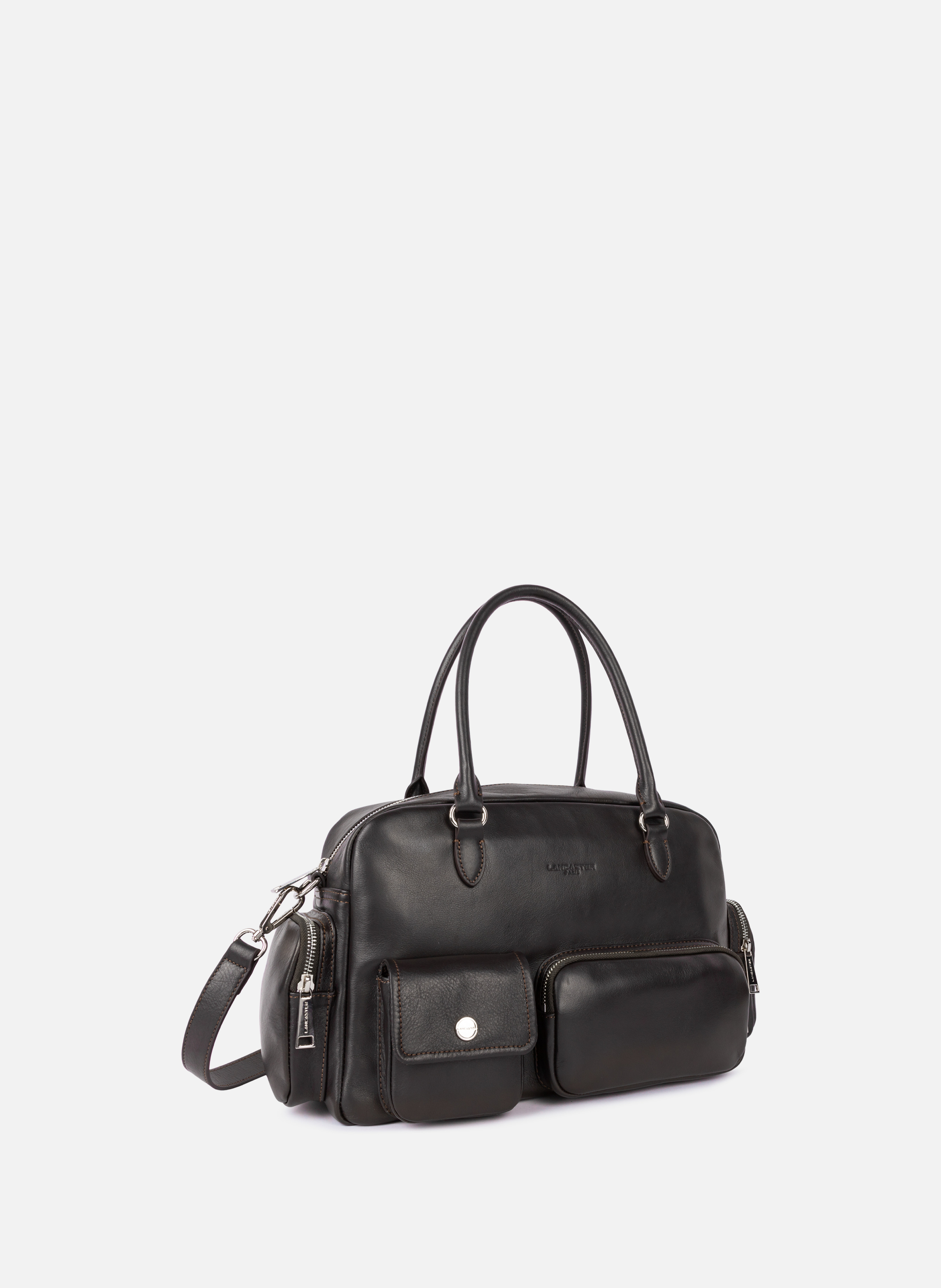 Sac à main bowling - soft caramella LANCASTER Marron