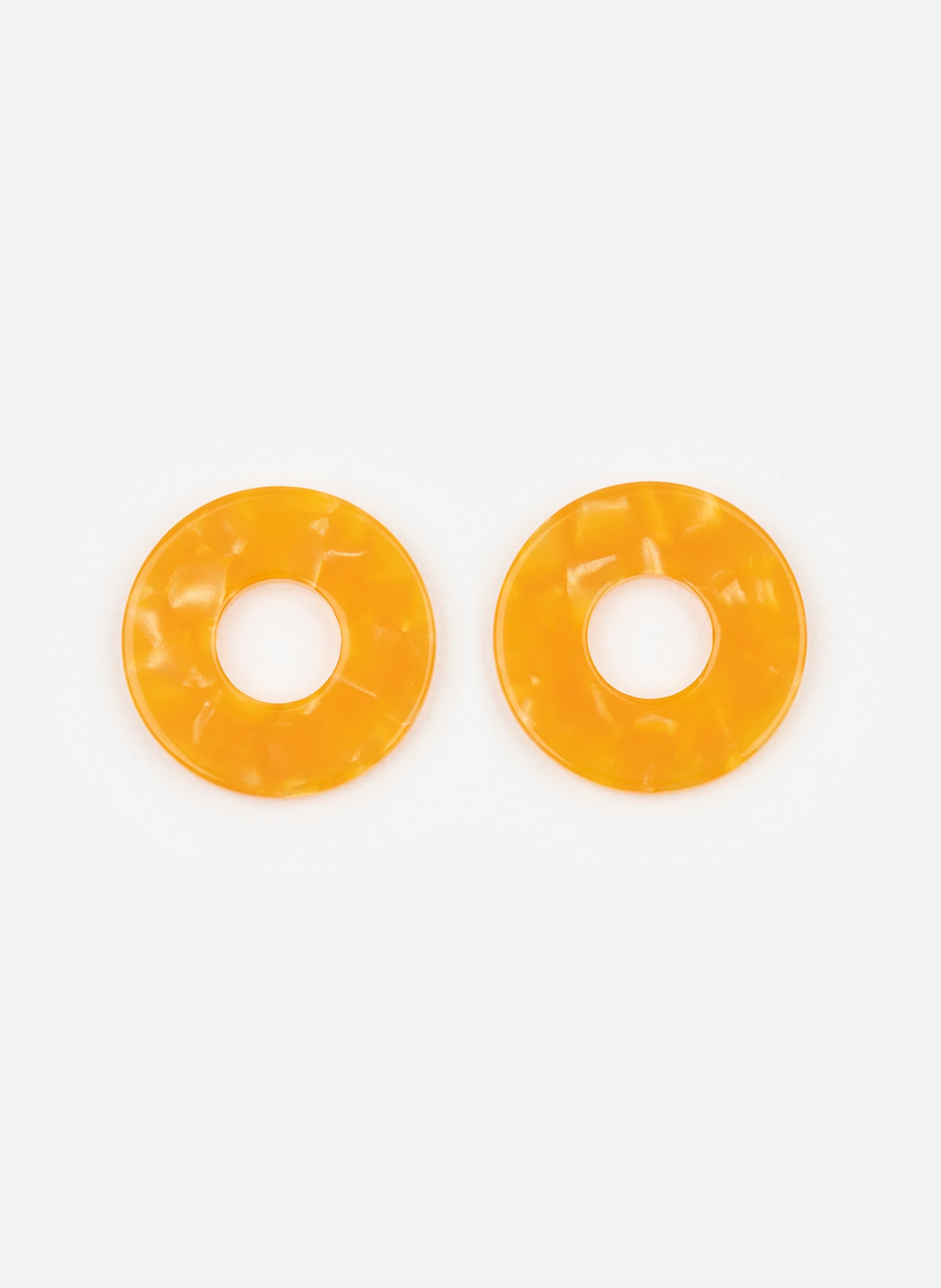 Charms donuts en acétate de cellulose KURAGE GINZA Orange