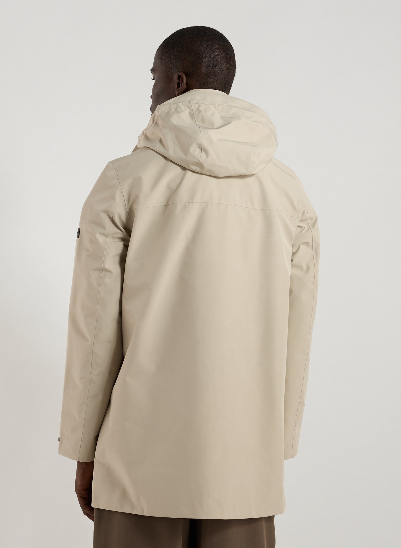 Waterproof hooded parka AIGLE Blue