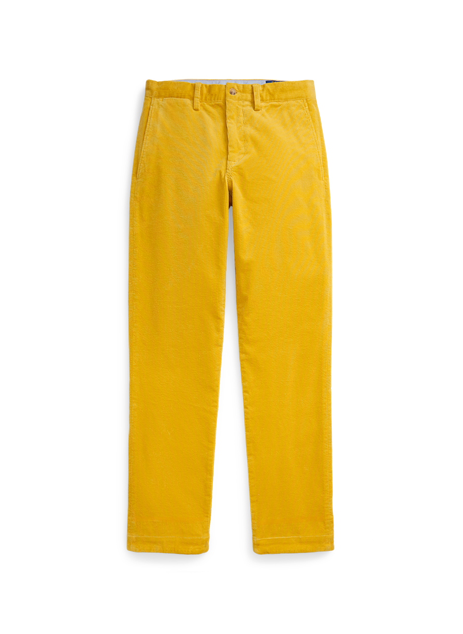 POLO RALPH LAUREN Pantalon droit en velours côtelé  Jaune