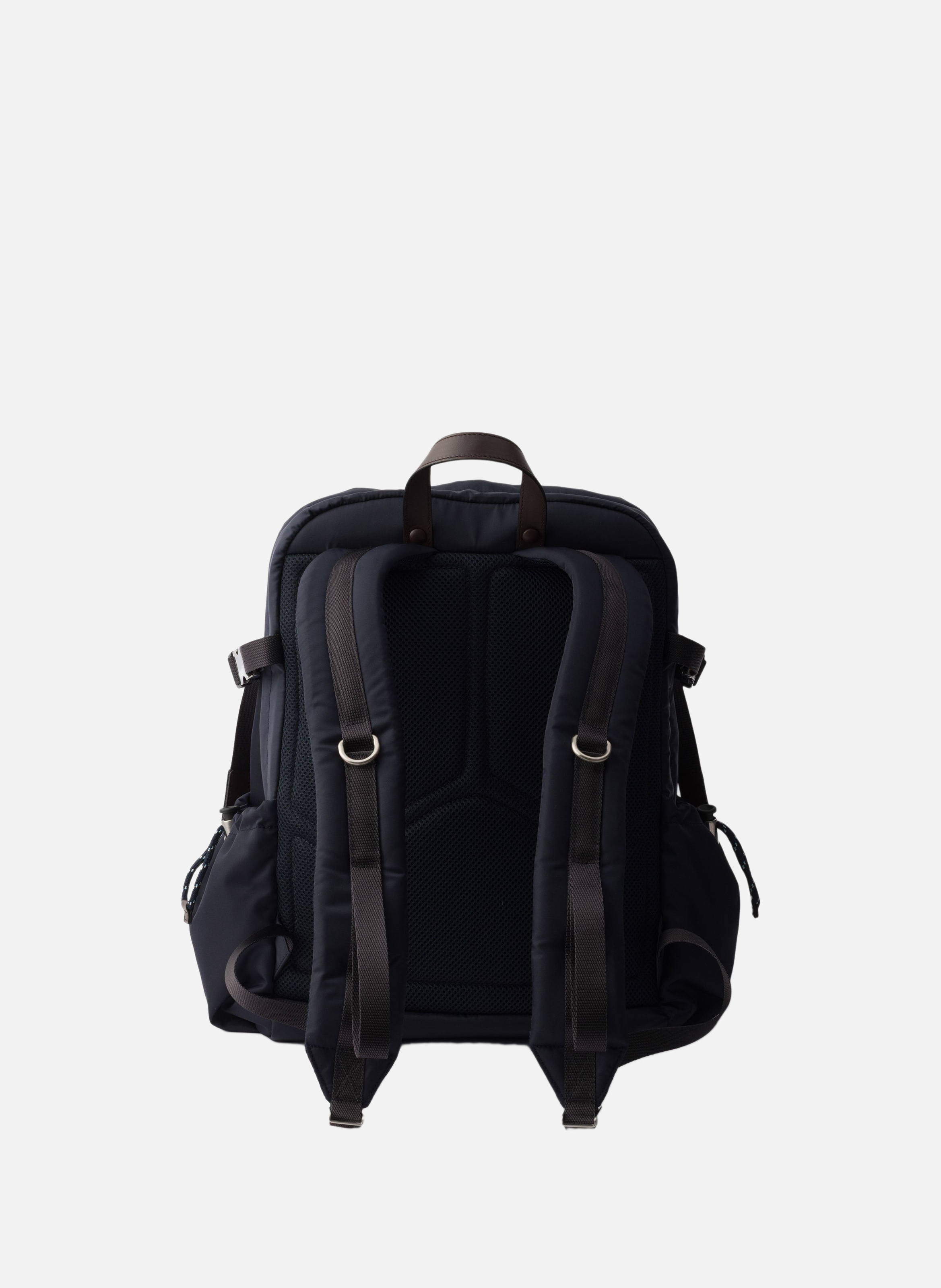 Sac à dos prada speedrock en re-nylon et cuir PRADA Bleu