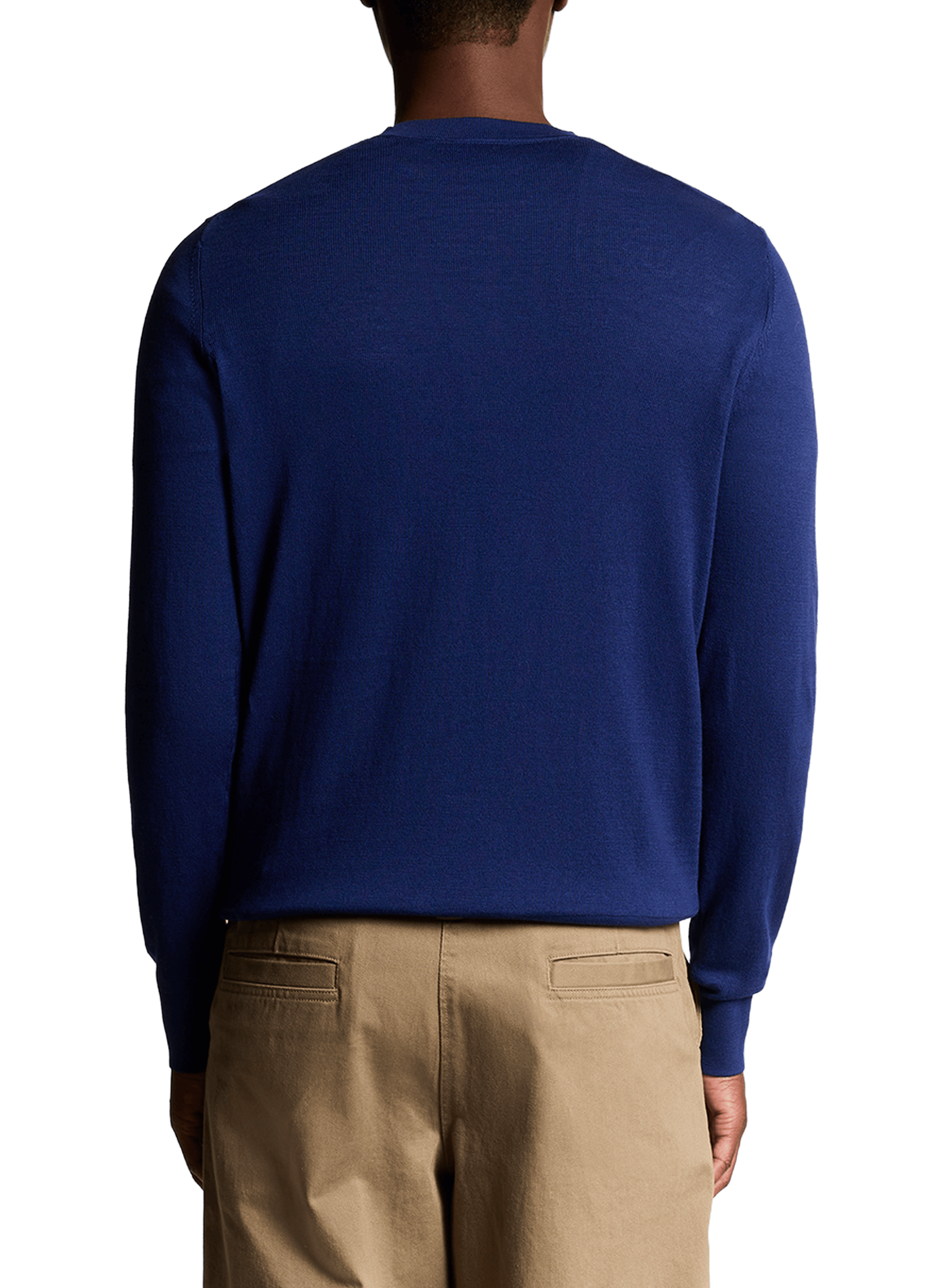 Pull en coton LYLE & SCOTT Bleu
