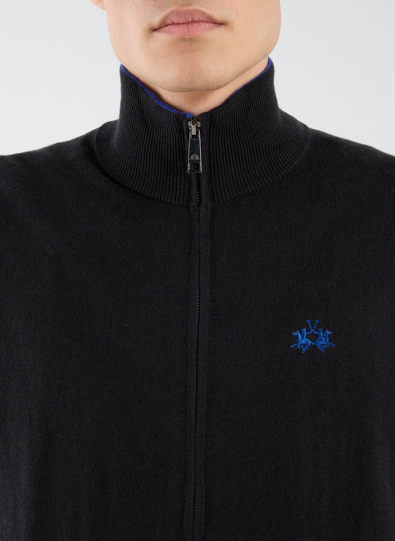 Gilet en coton mélangé LA MARTINA Noir