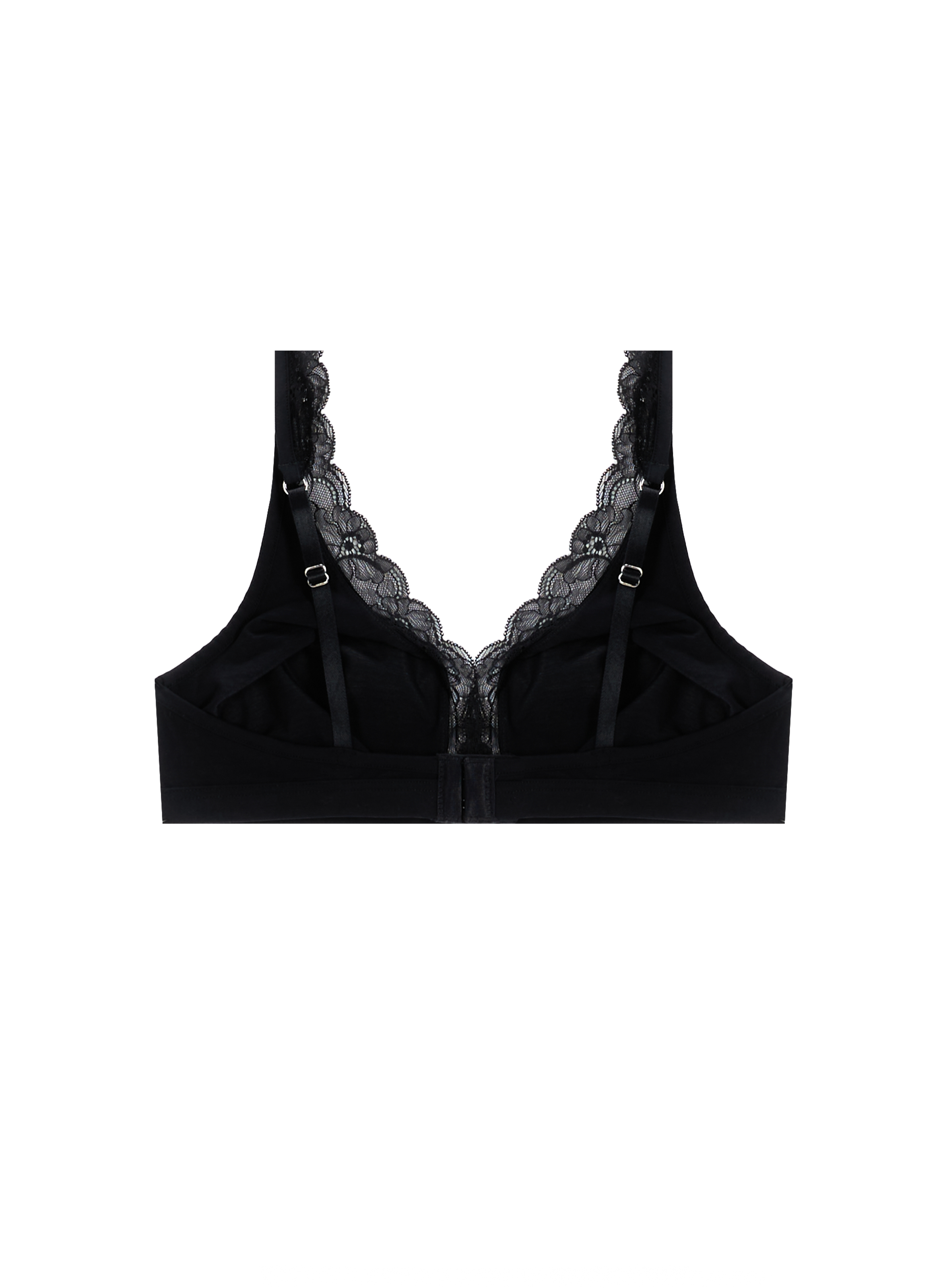 Soutien-gorge sans armature avec dentelle HANRO Noir