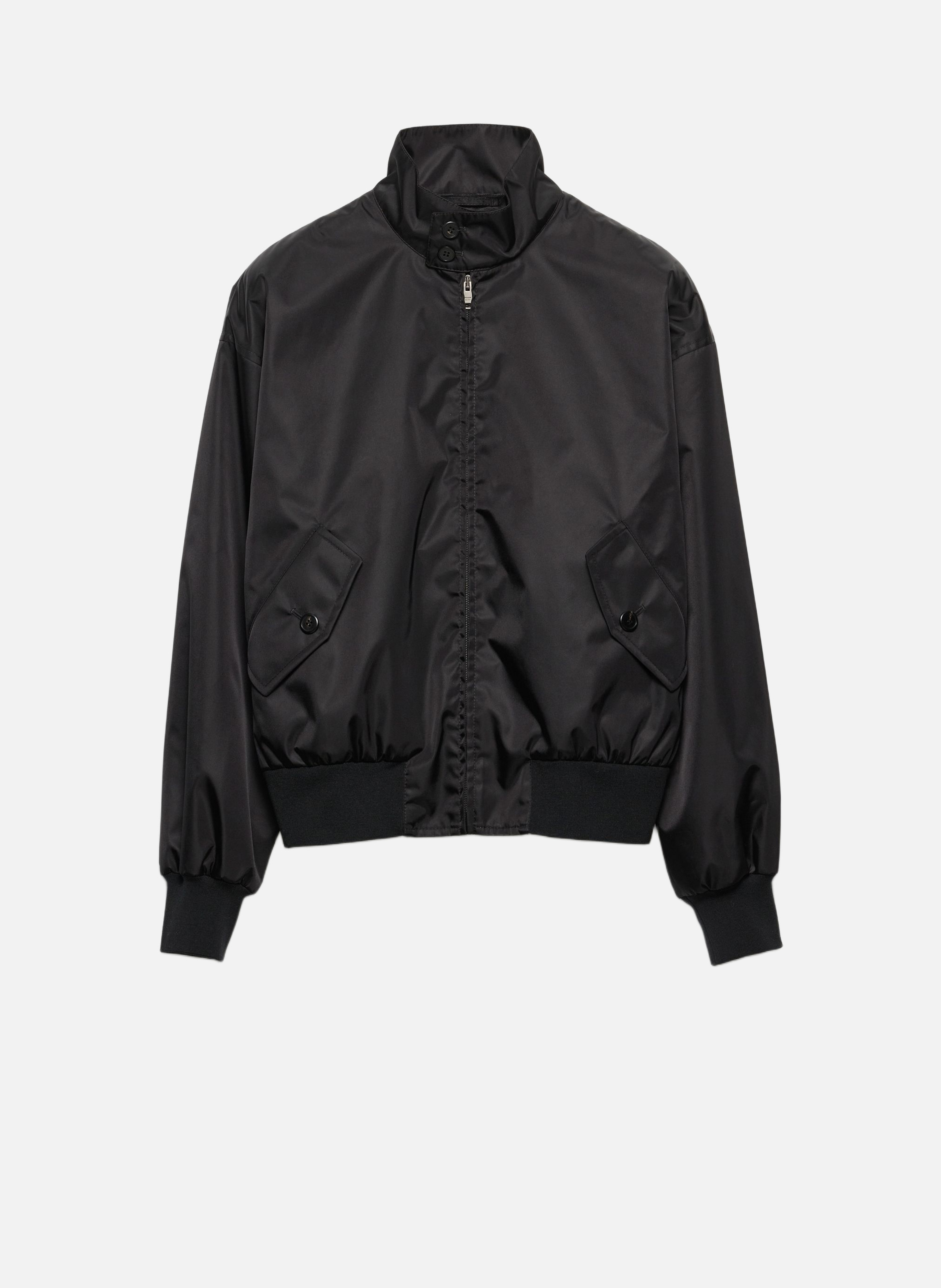 PRADA Veste en re-nylon Noir