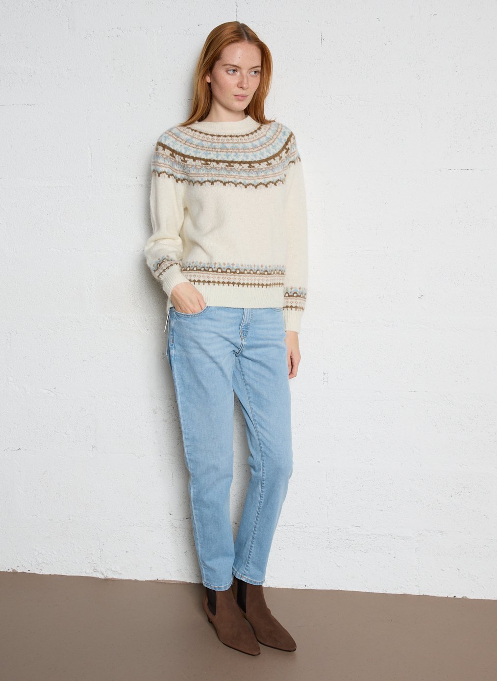 Bottines en cuir n°525 RIVECOUR Marron