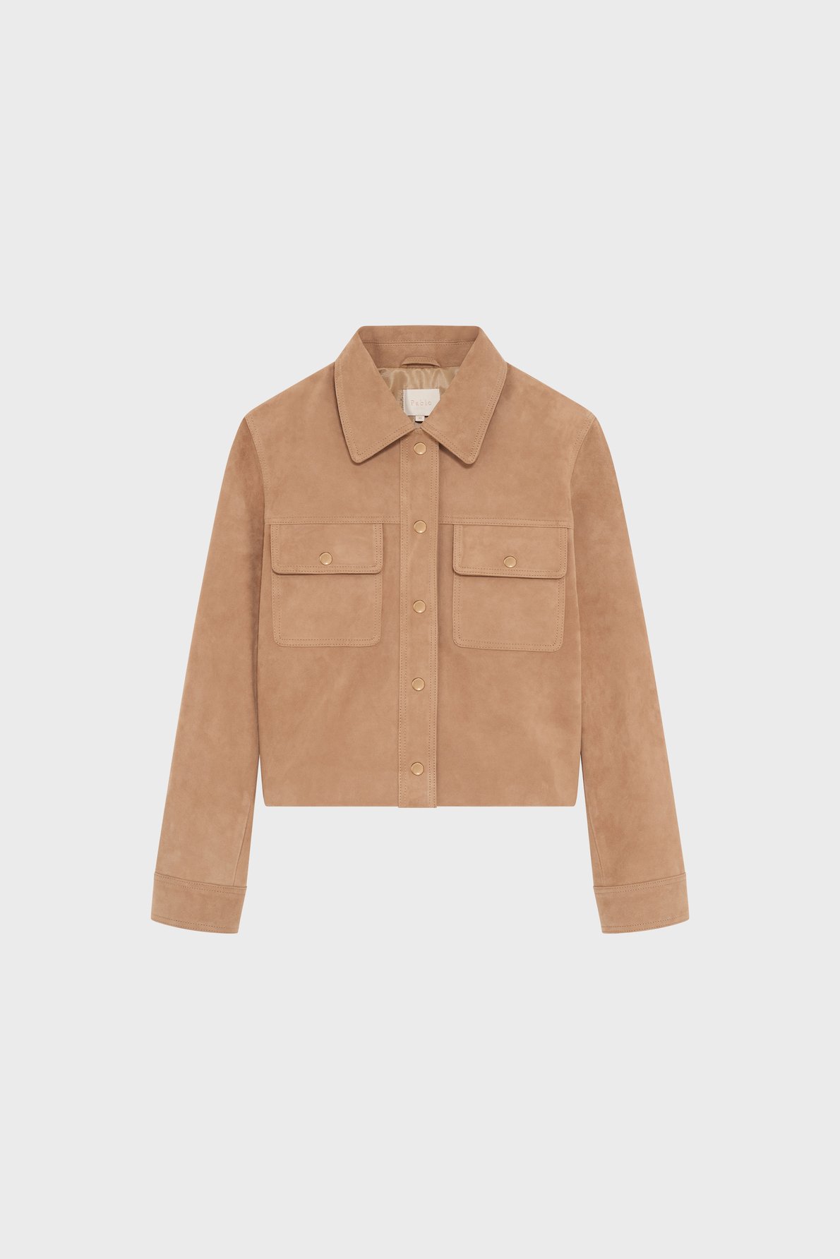 Blouson en cuir velours - jenna PABLO Beige