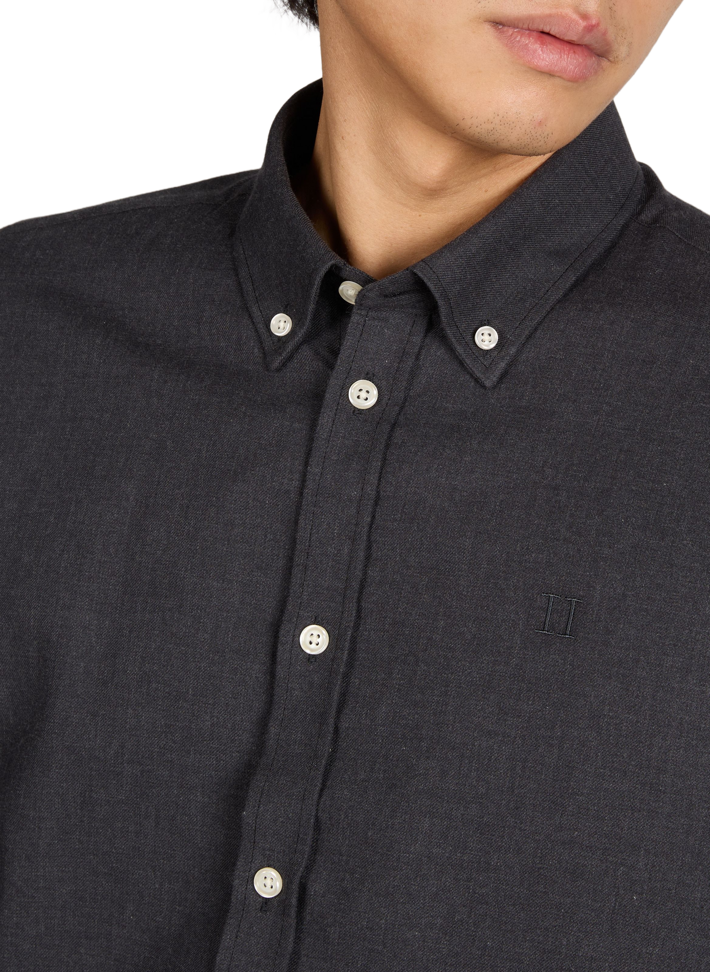 Chemise Desert Reg en coton  LES DEUX Gris