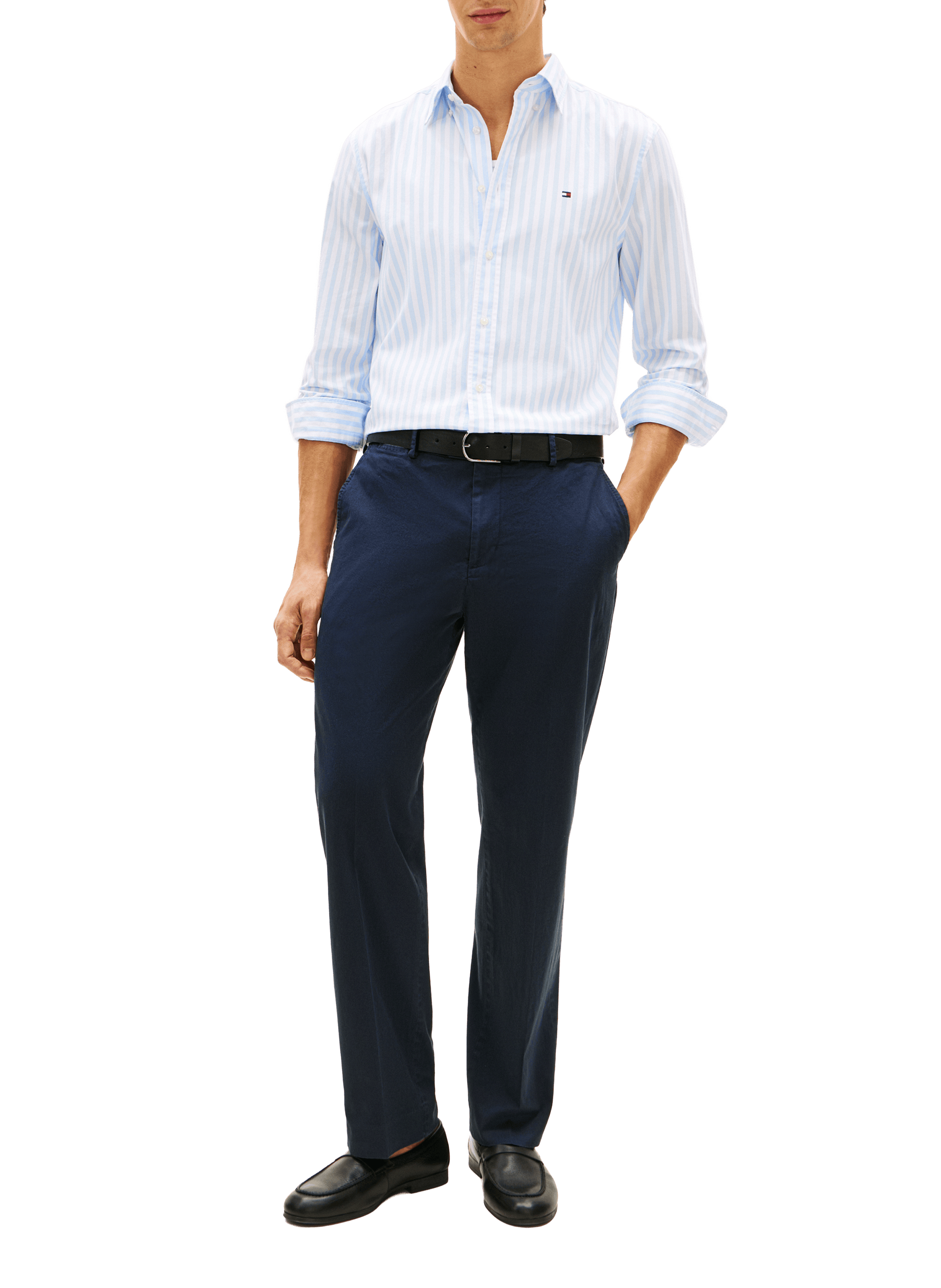 Linen shirt TOMMY HILFIGER Blue