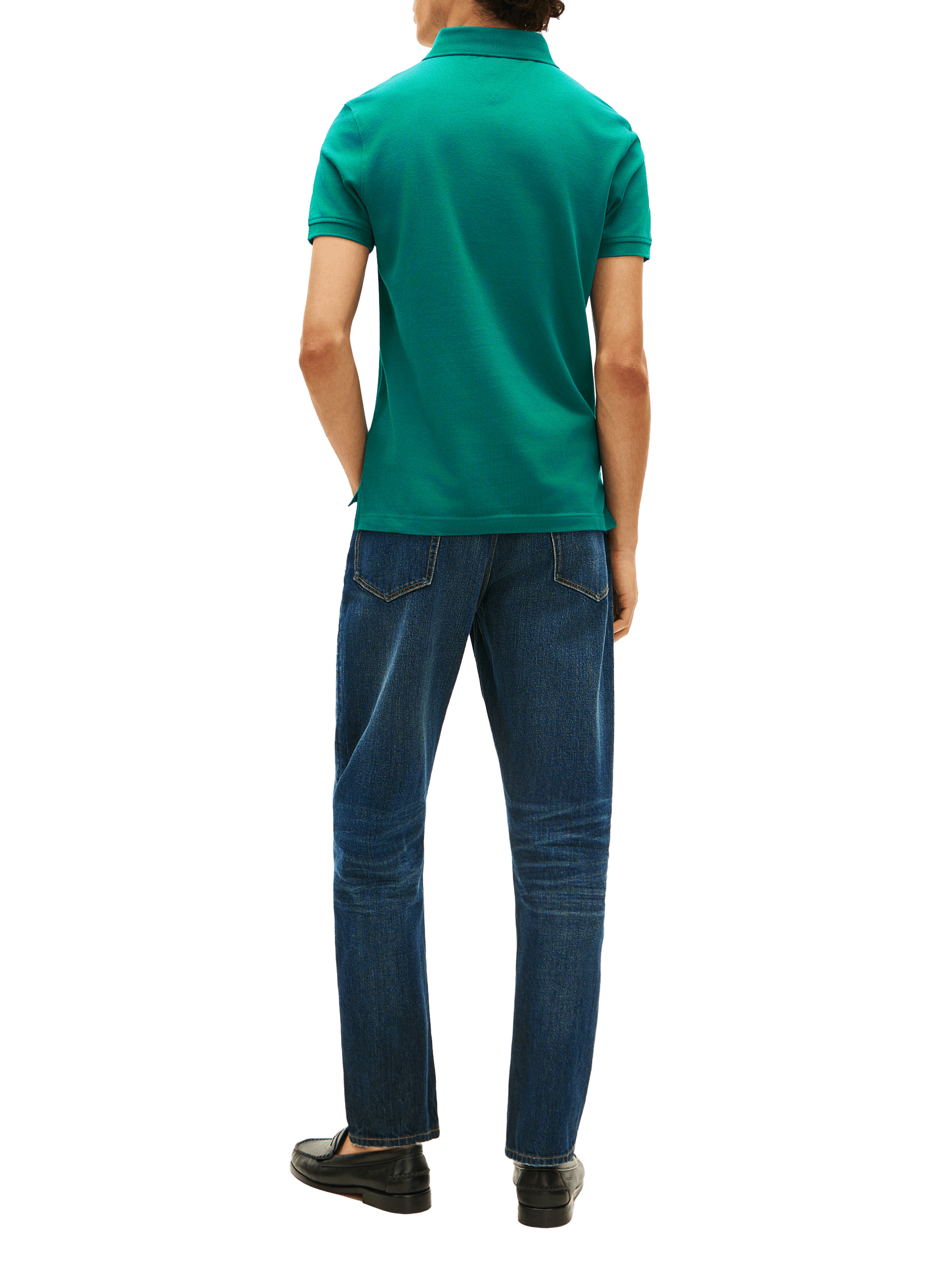 Polo en coton organique Vert