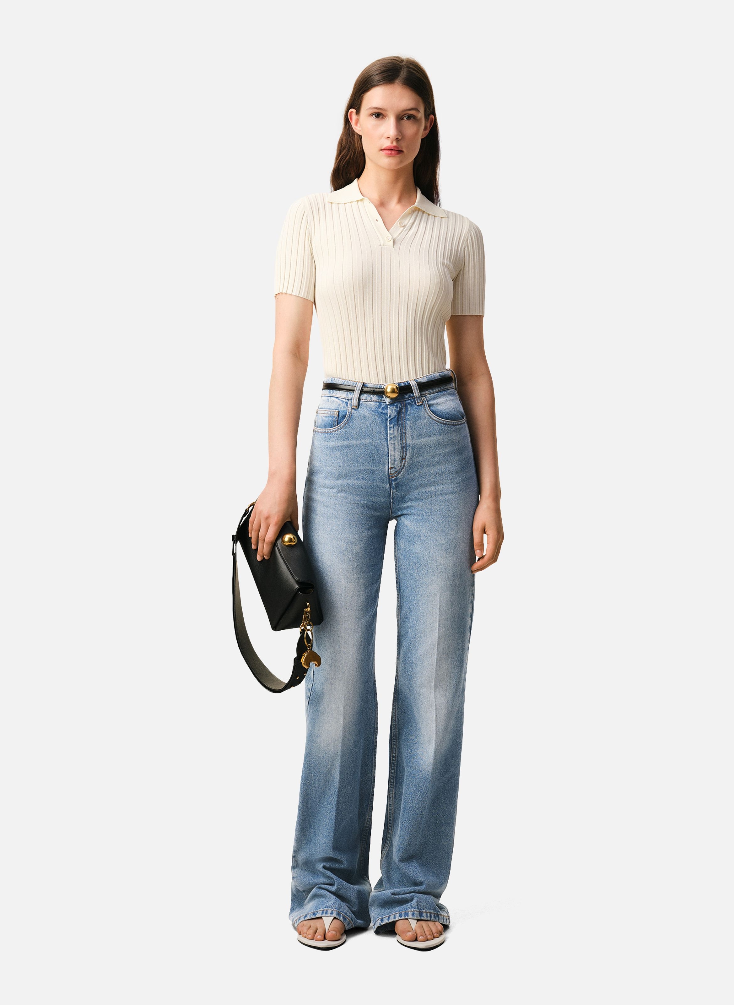 Jean Coupe Flare AMI PARIS Bleu