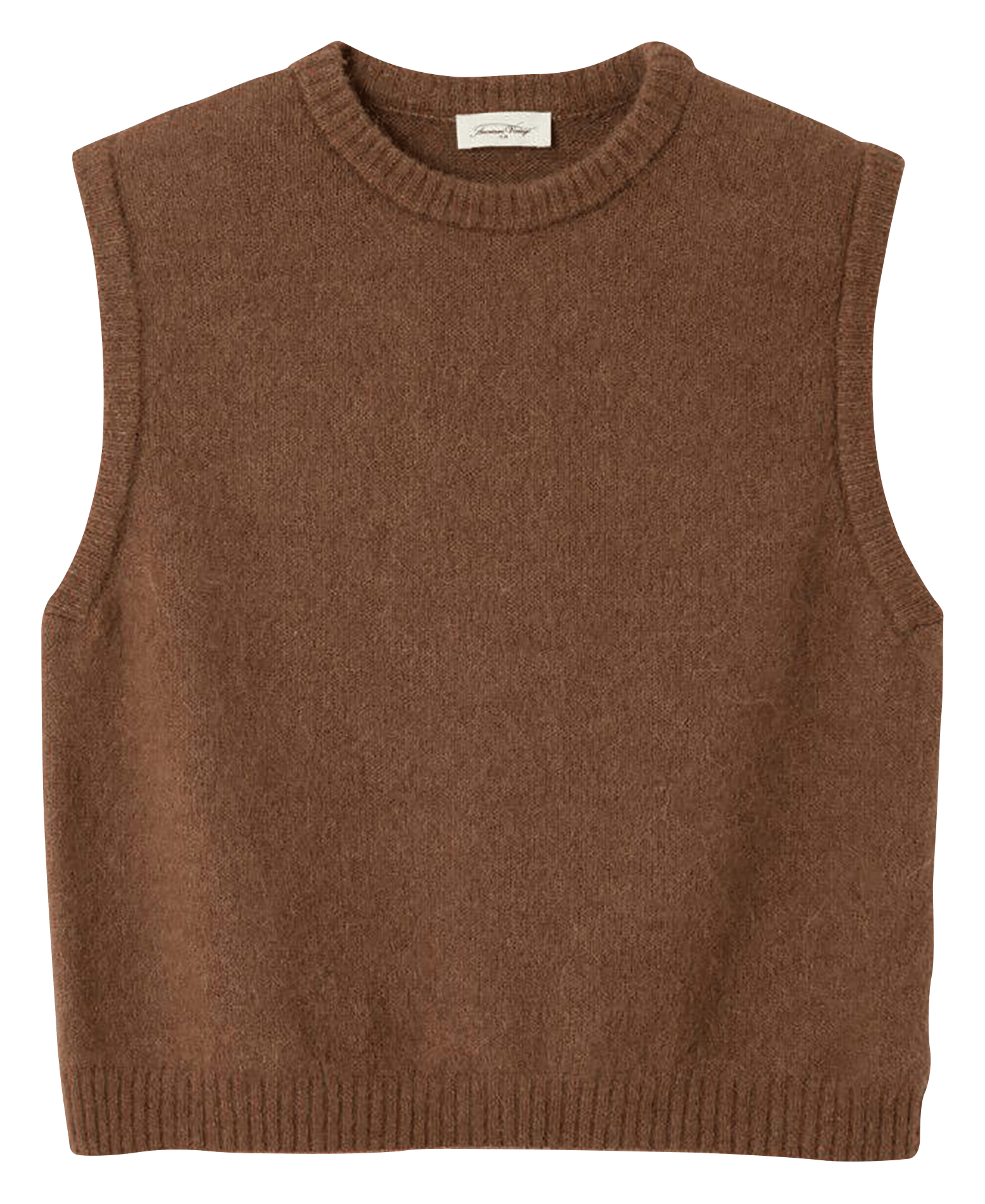Pull oversize en maille vitow AMERICAN VINTAGE Marron