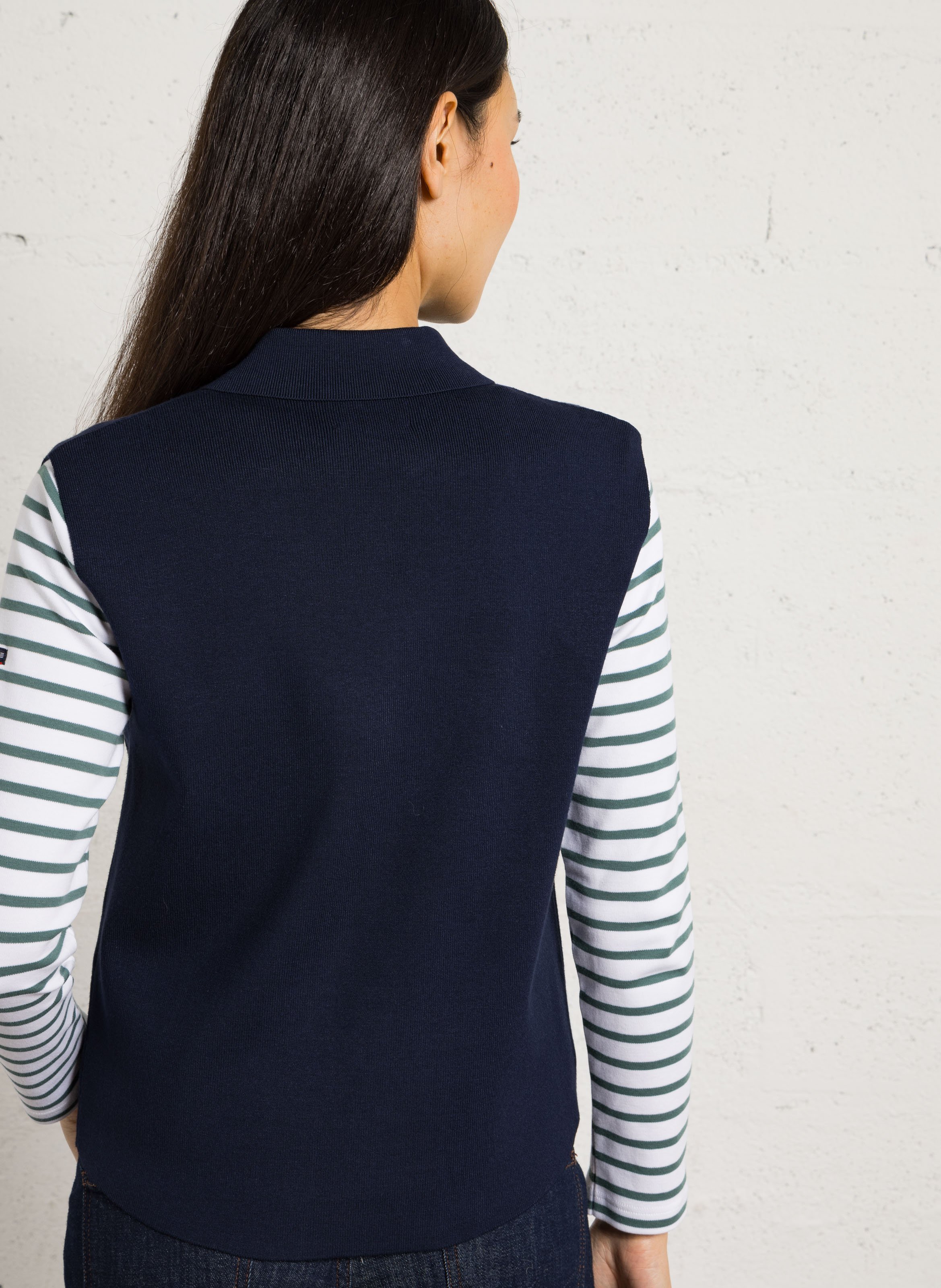 Gilet col classique petra MAISON 123 Bleu