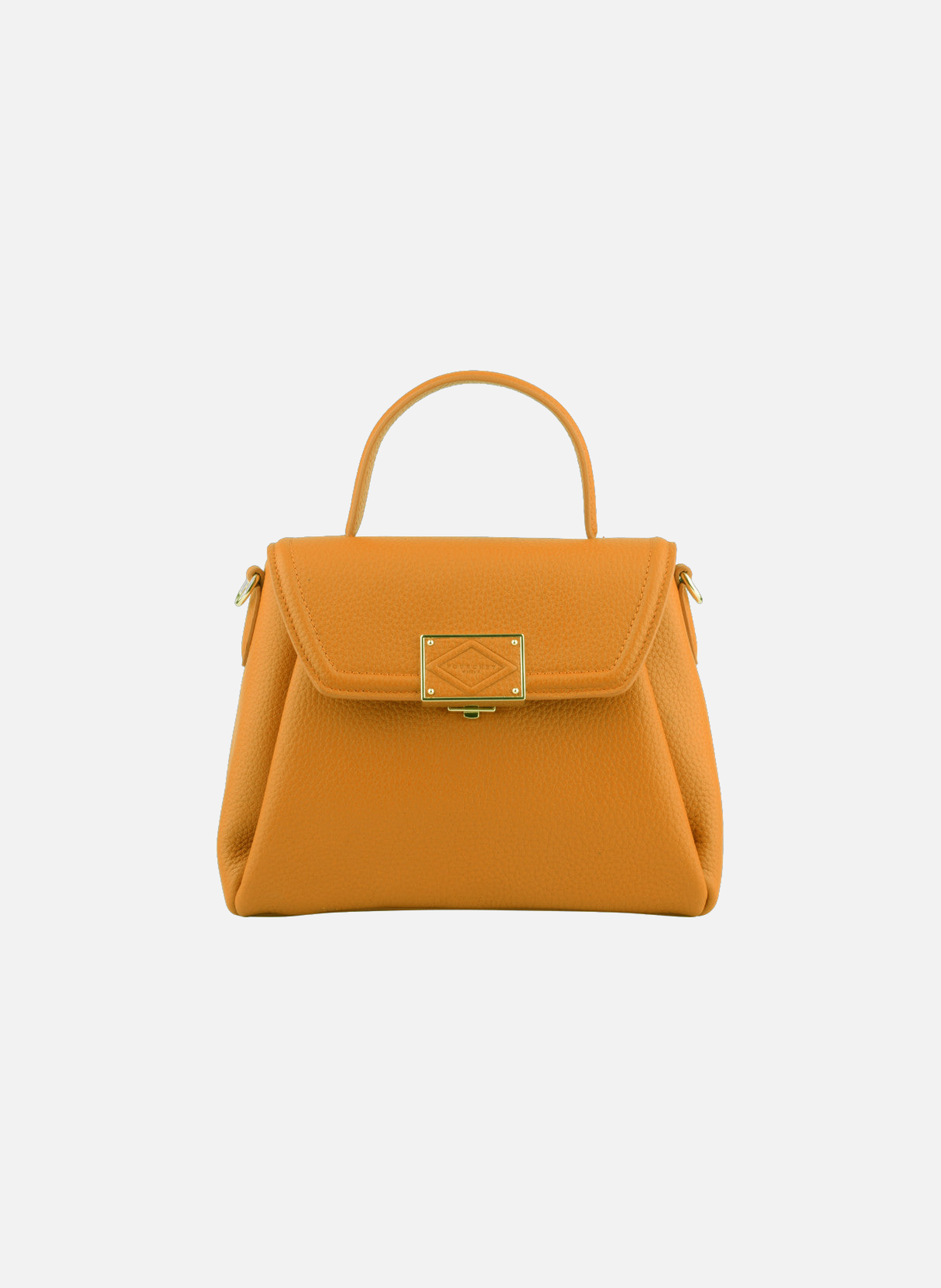 Carat | sac porté épaule en cuir de vachette POURCHET Jaune
