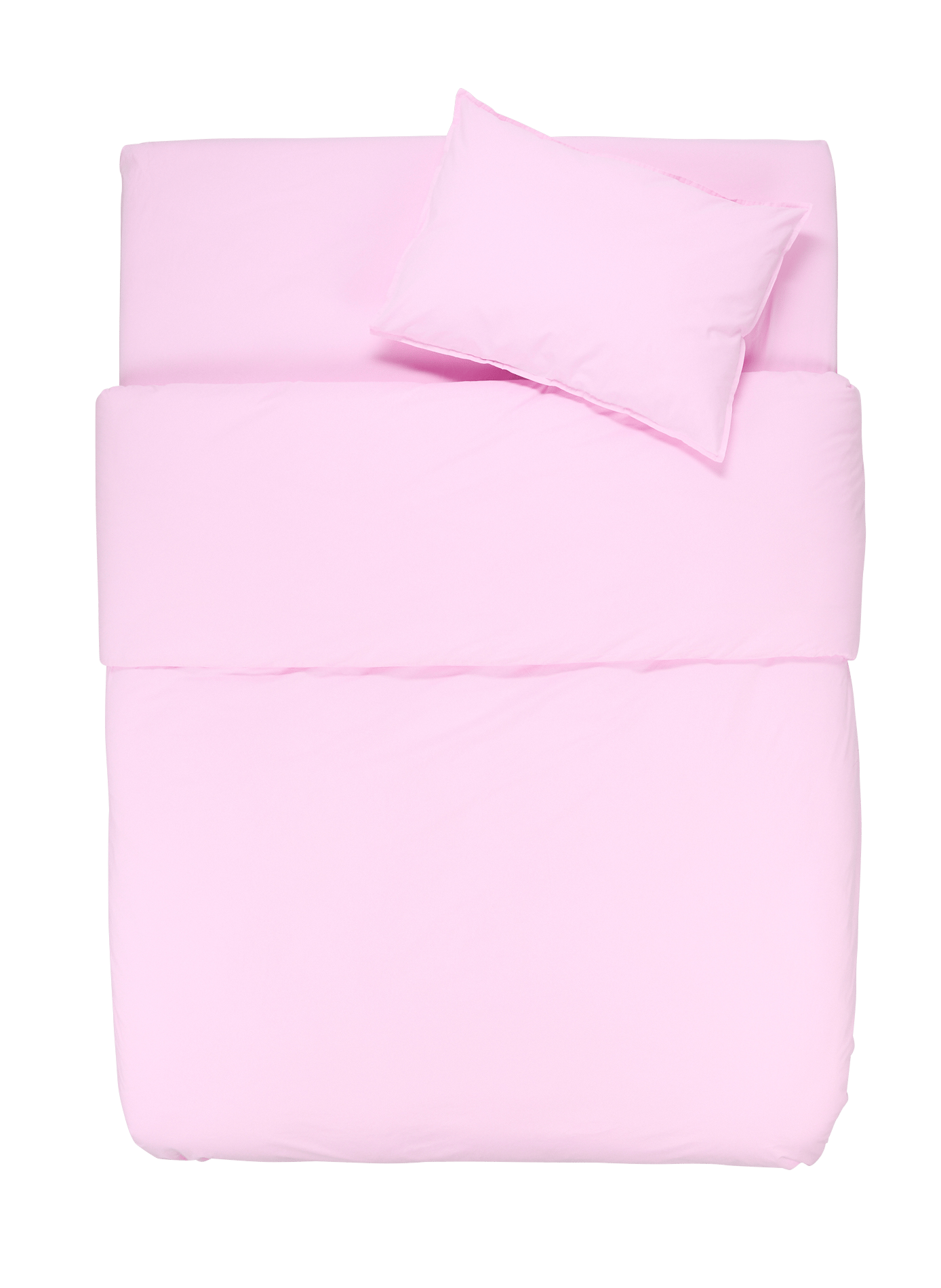 Cotton percale duvet cover AU PRINTEMPS PARIS Pink