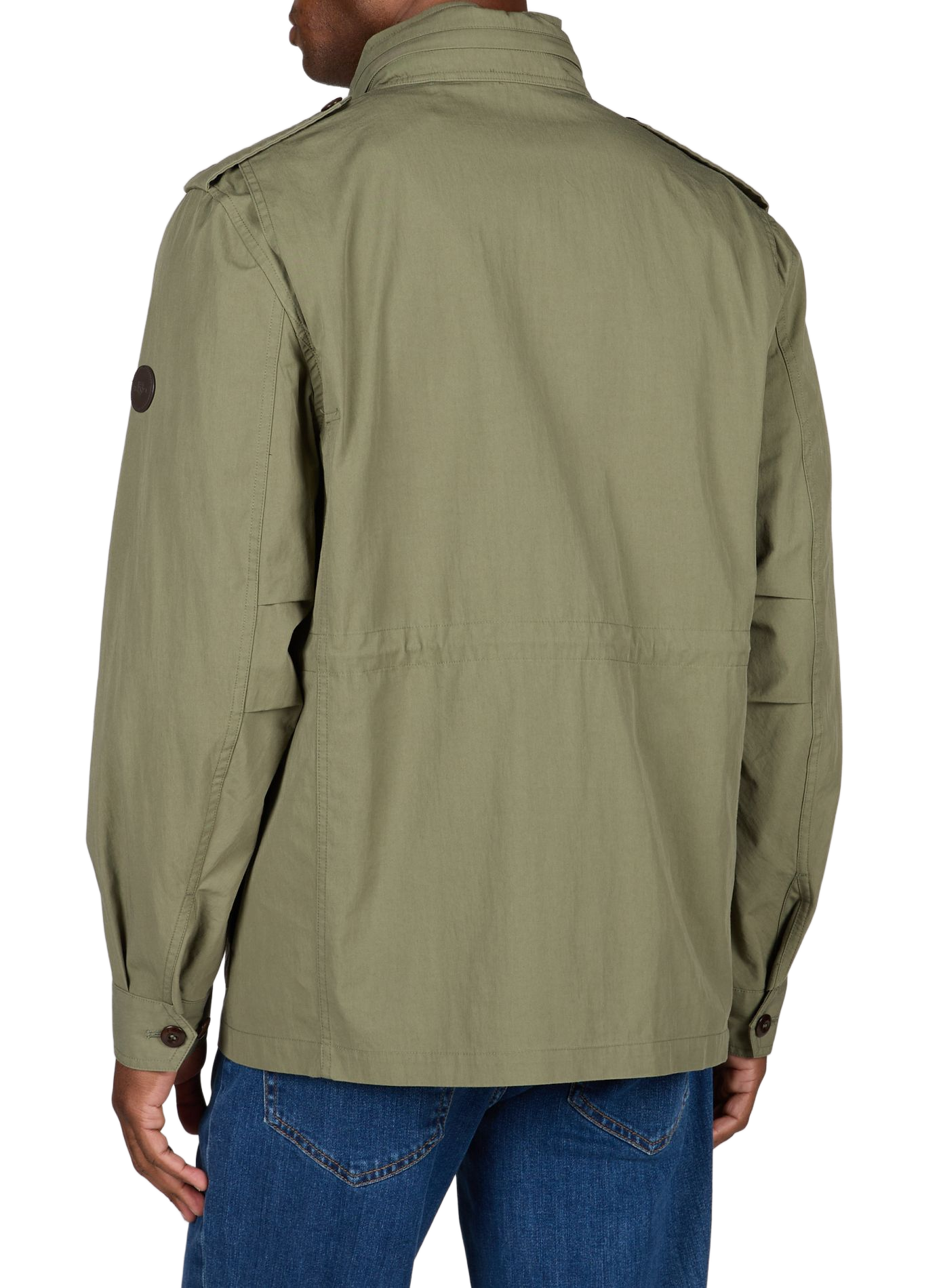 Blouson droit en coton mélangé GANT Vert