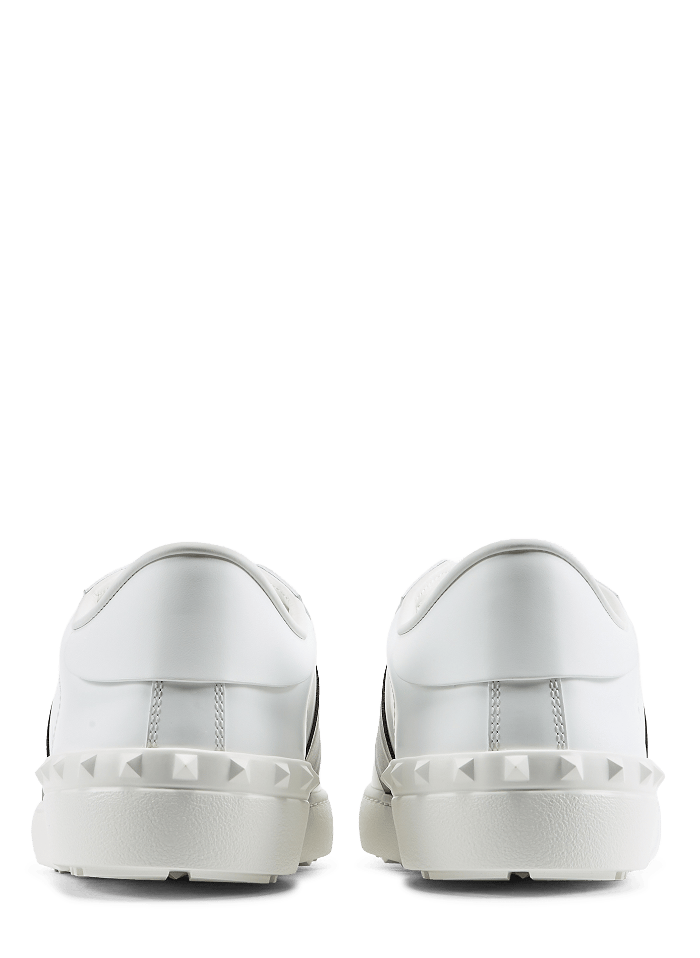 Leather low-top sneakers VALENTINO White