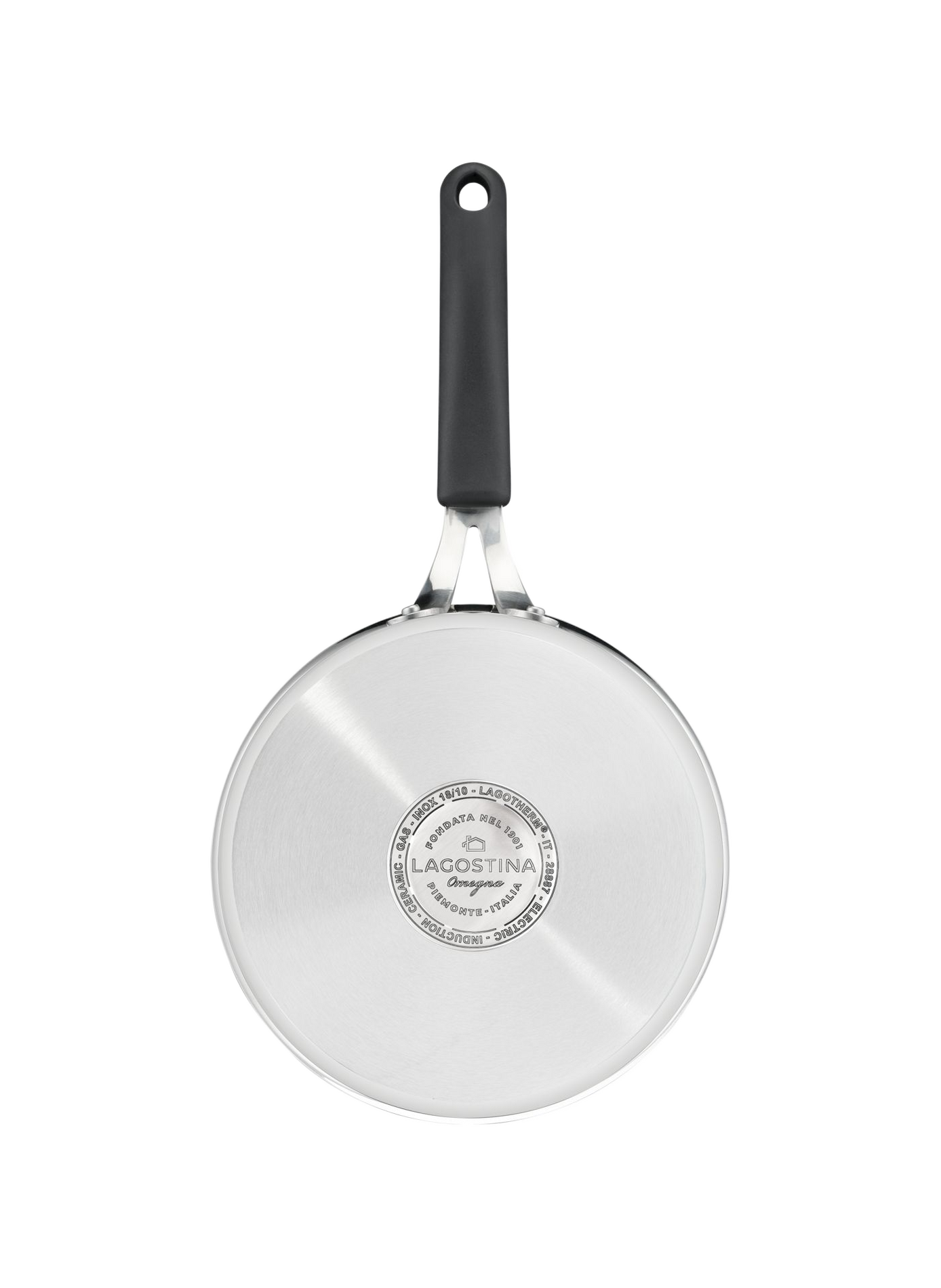 Casserole haute Tempra en acier inoxydable LAGOSTINA Silver