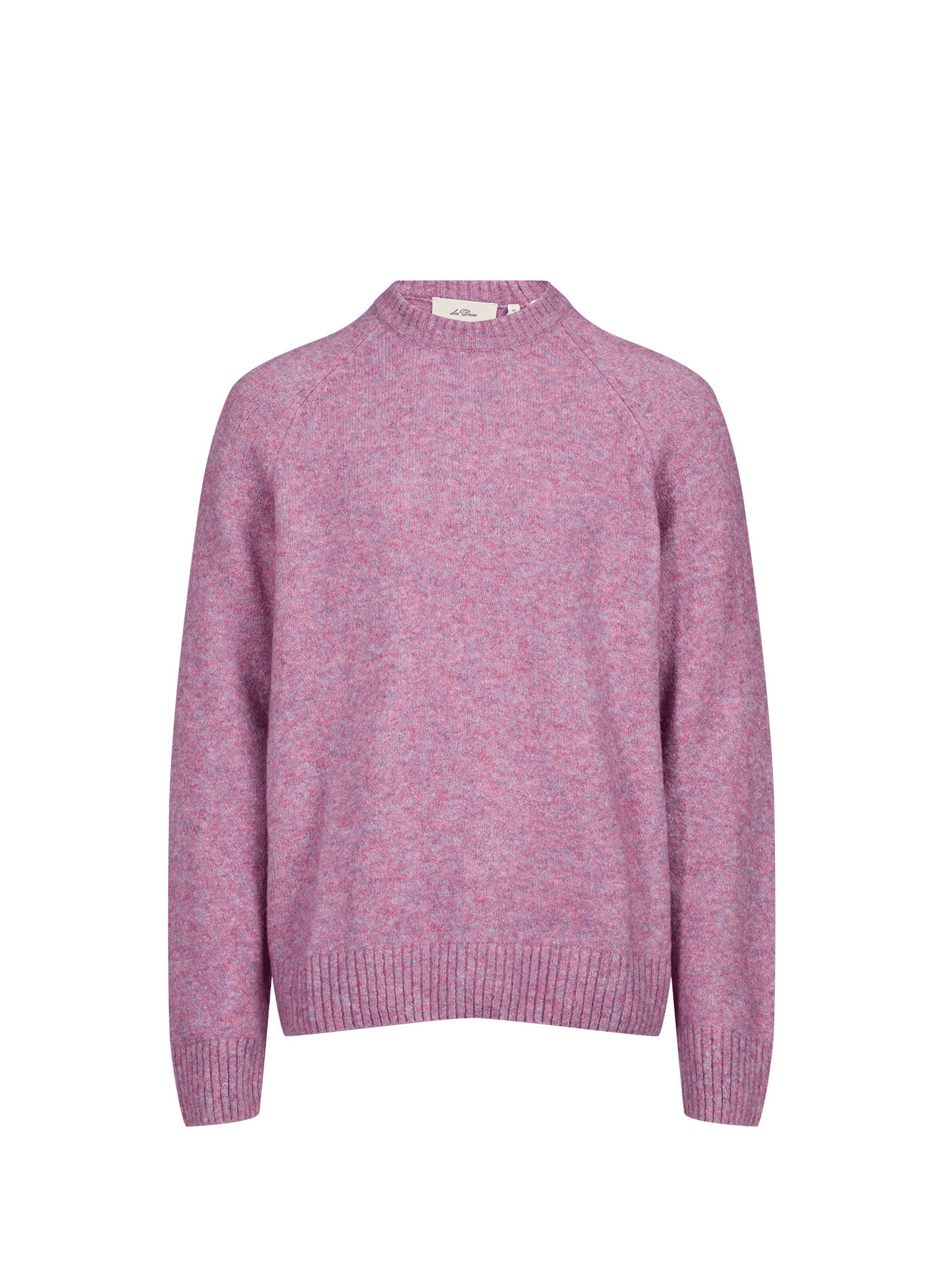 Runder melierter Pullover LES DEUX Violett