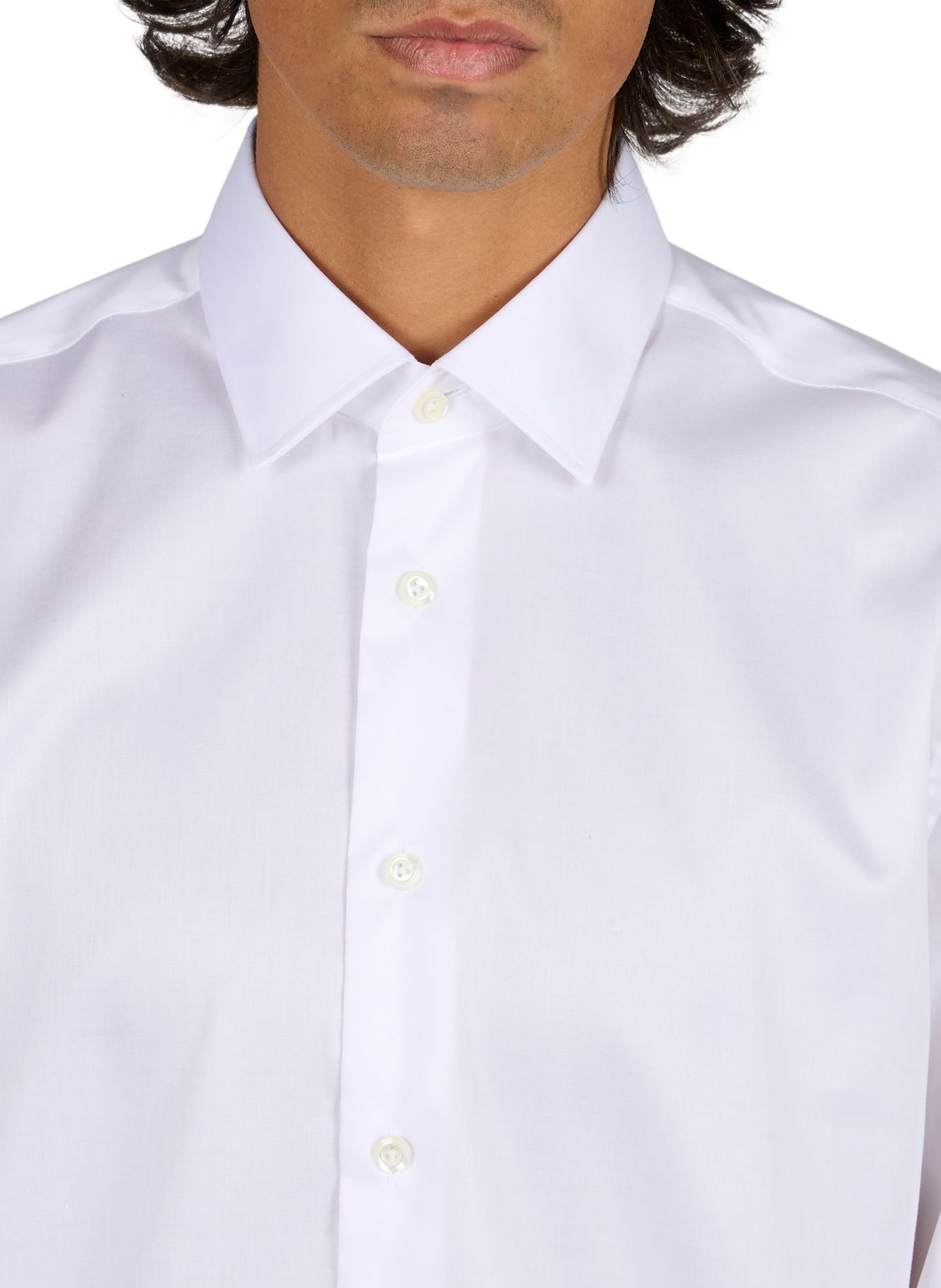 Slim-fit cotton shirt VAN LAACK White