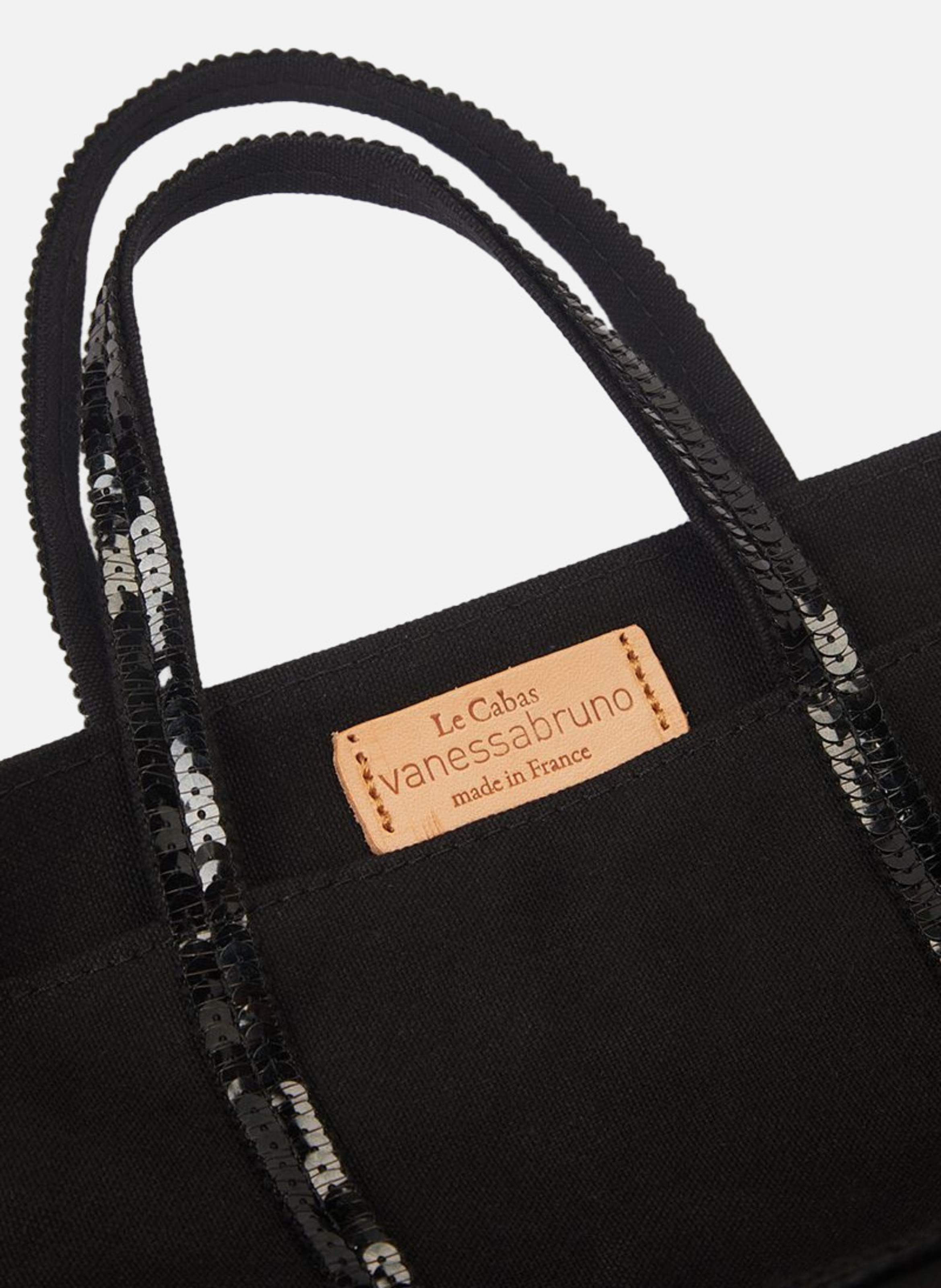 Cabas xs zippé en toile | Noir VANESSA BRUNO Femme