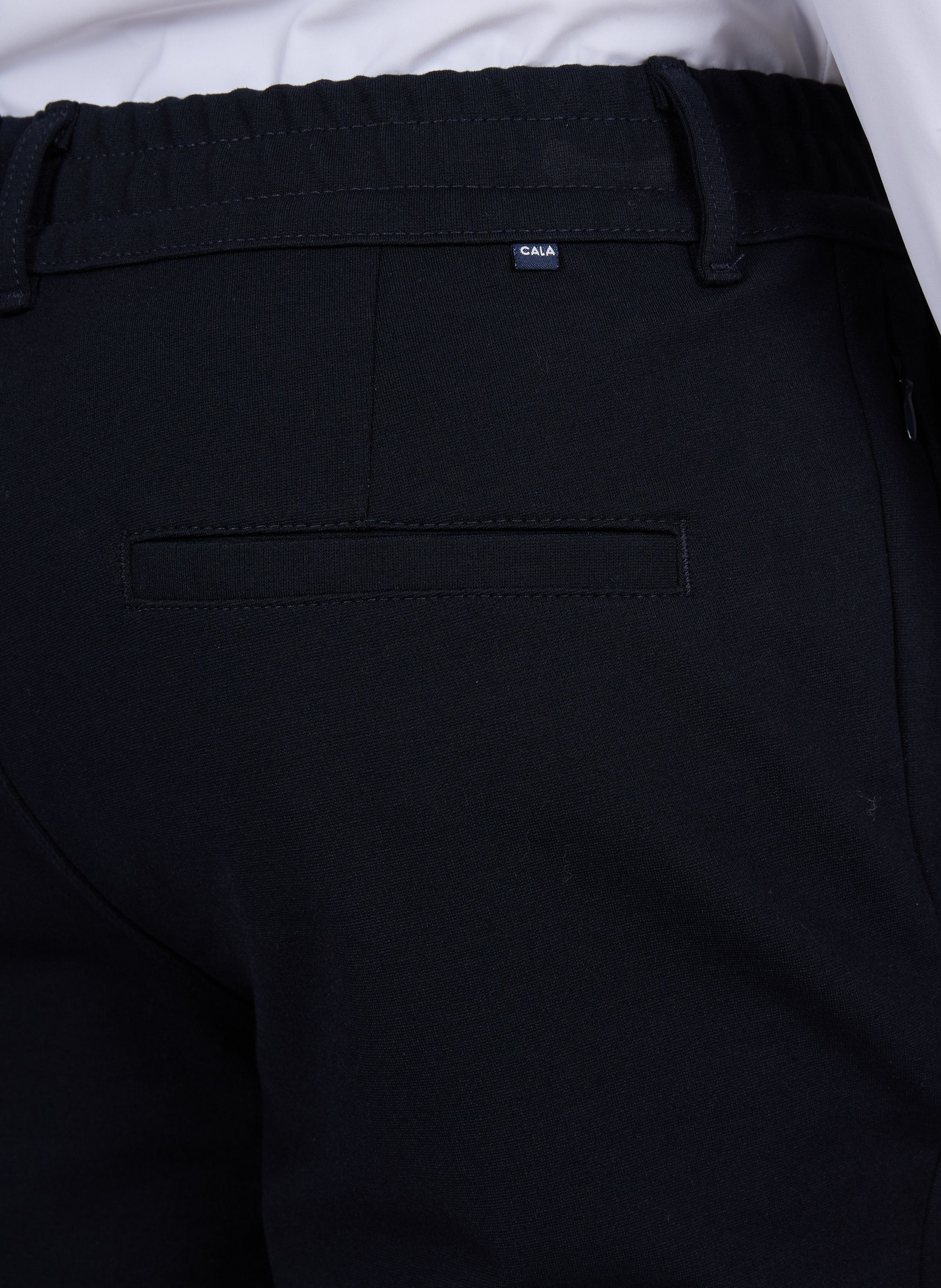 Plain slim-fit trousers 1789 CALA Blue