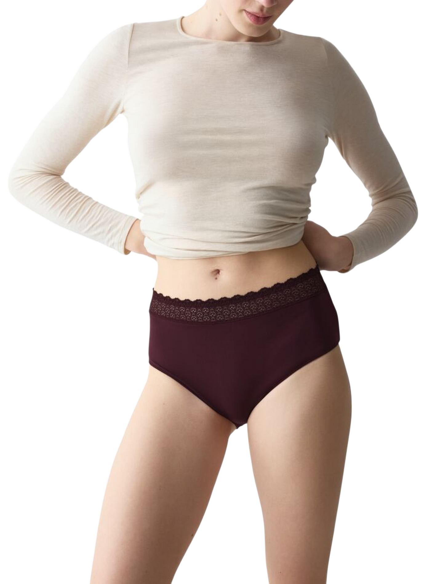 Culotte taille haute TRIUMPH Rouge