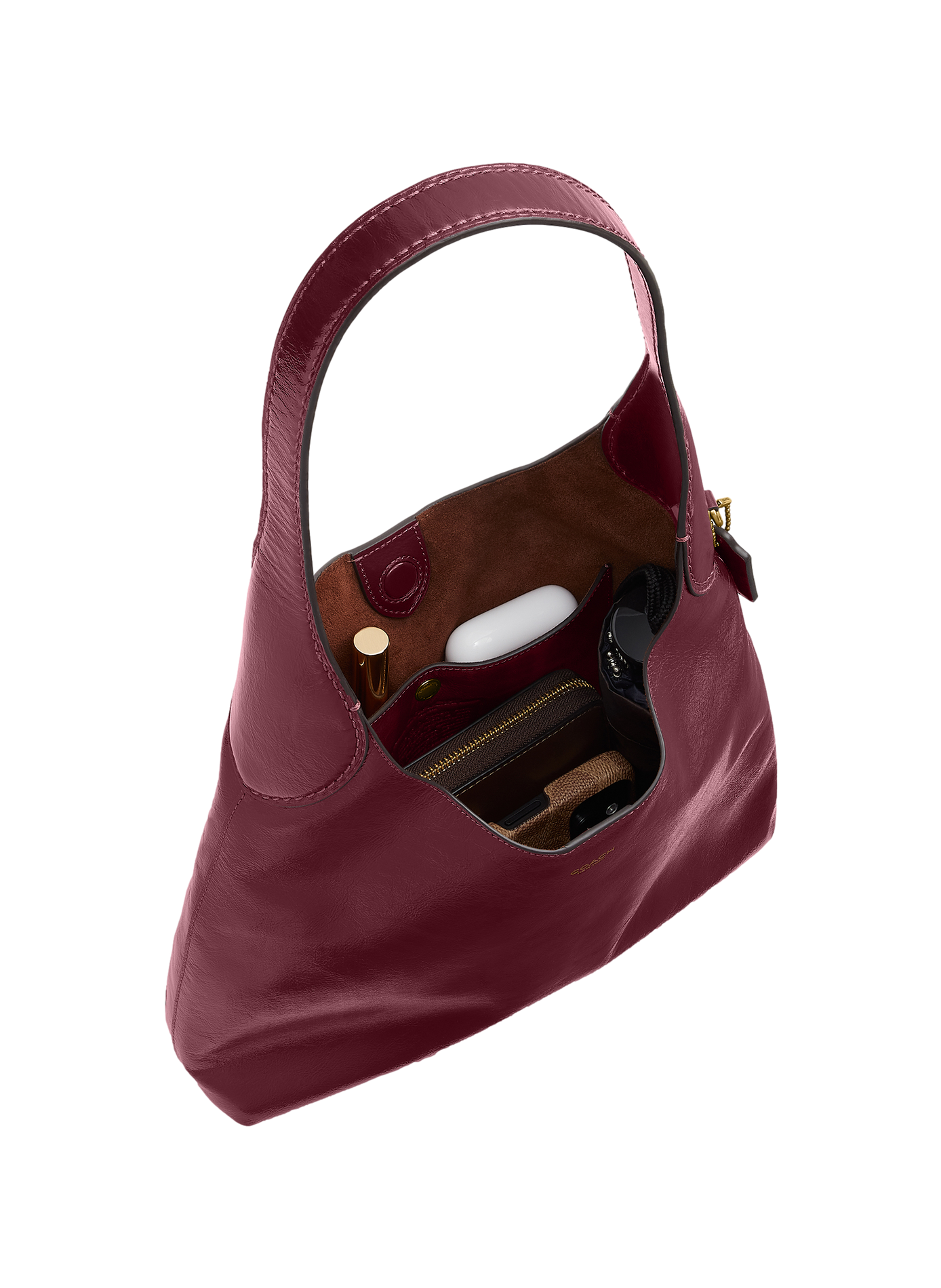 BROOKLYN 28 leather shoulder bag COACH Red