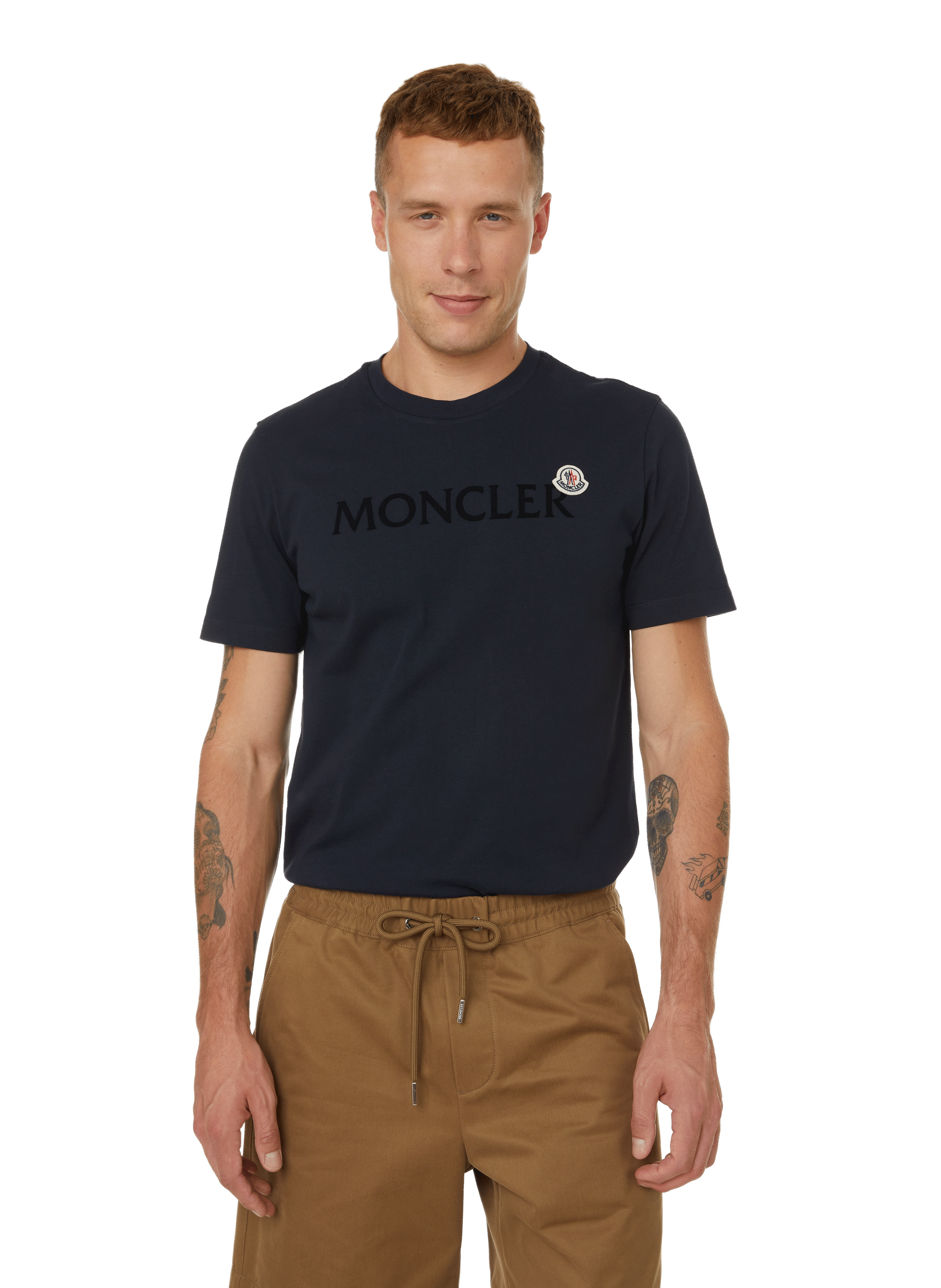 MONCLER Logo T-shirt Blue