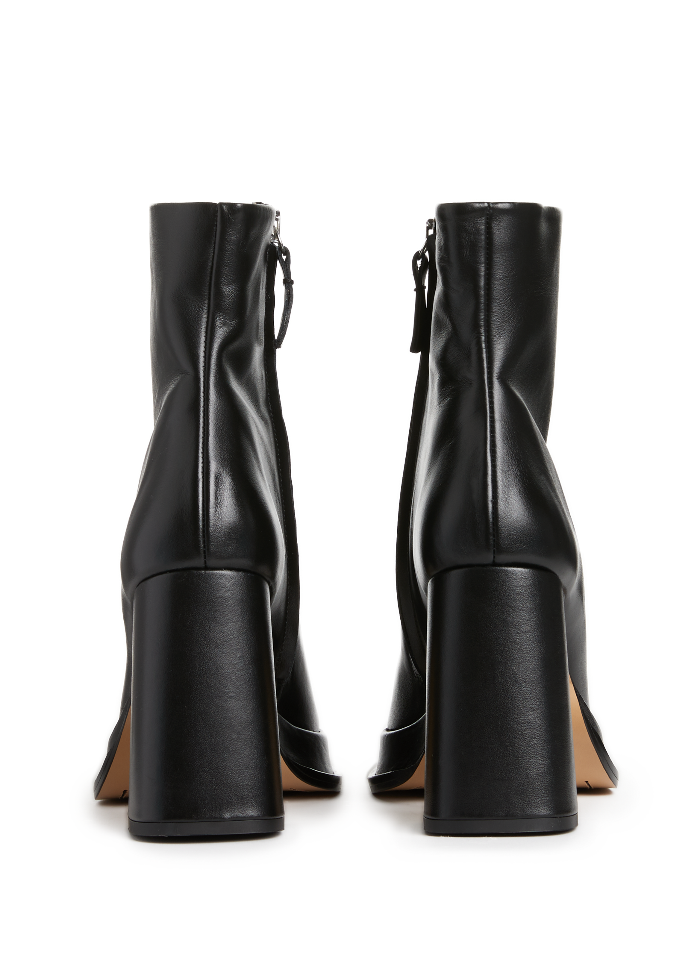 Bottines Chueca en cuir SOULIERS MARTINEZ Noir