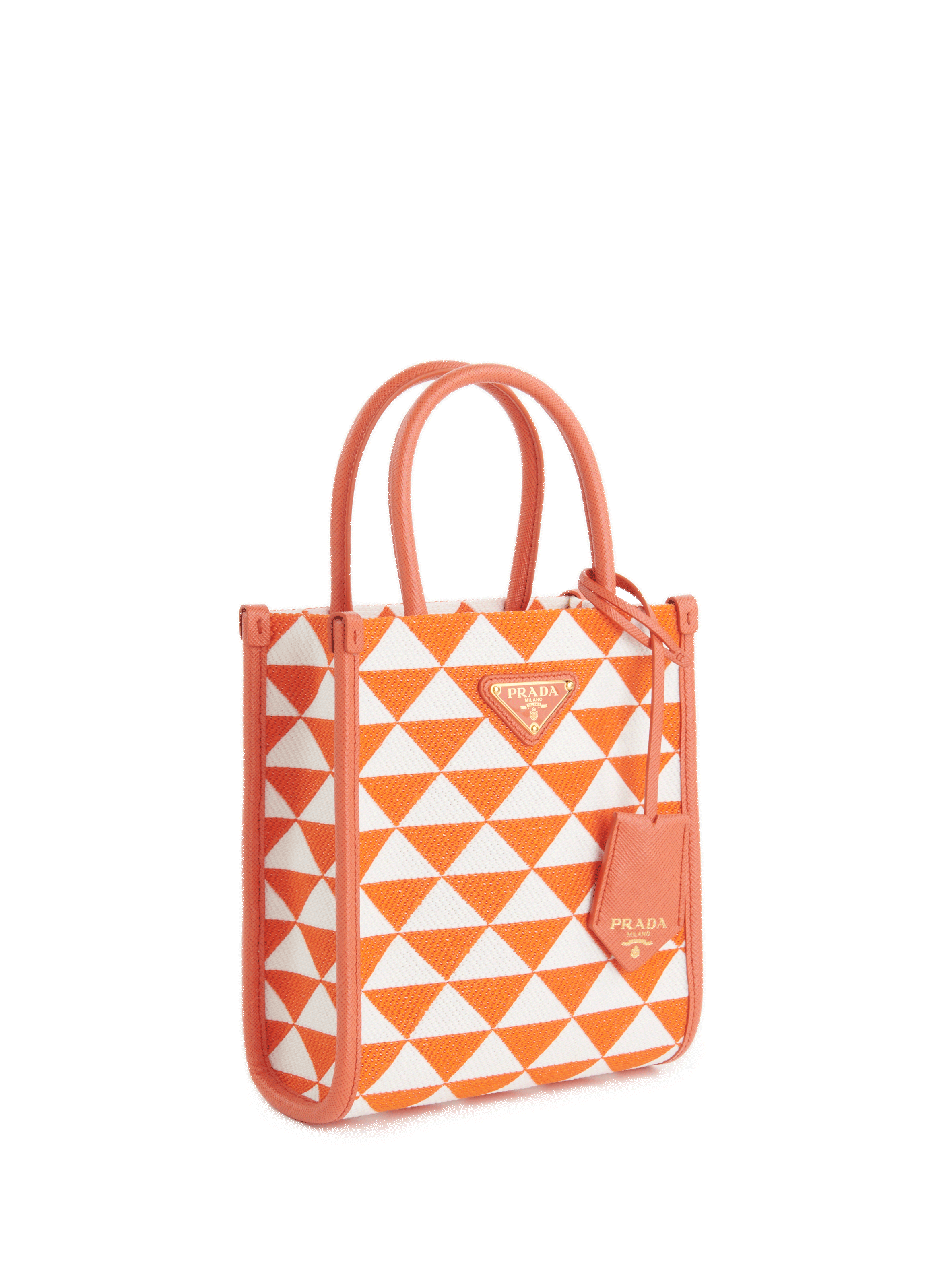 Mini sac Symbole en tissu brodé